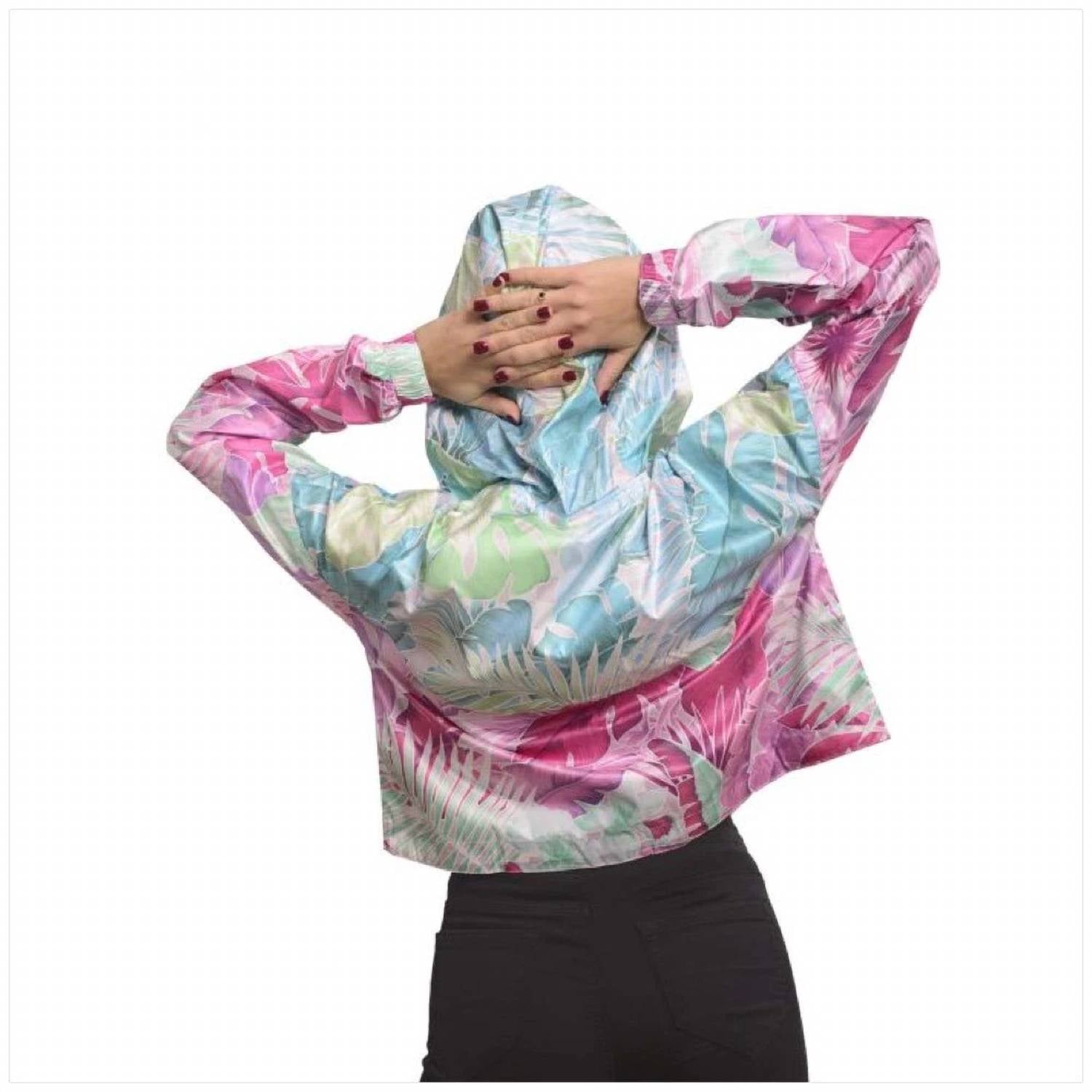 Chaqueta de mujer con estampado floral
