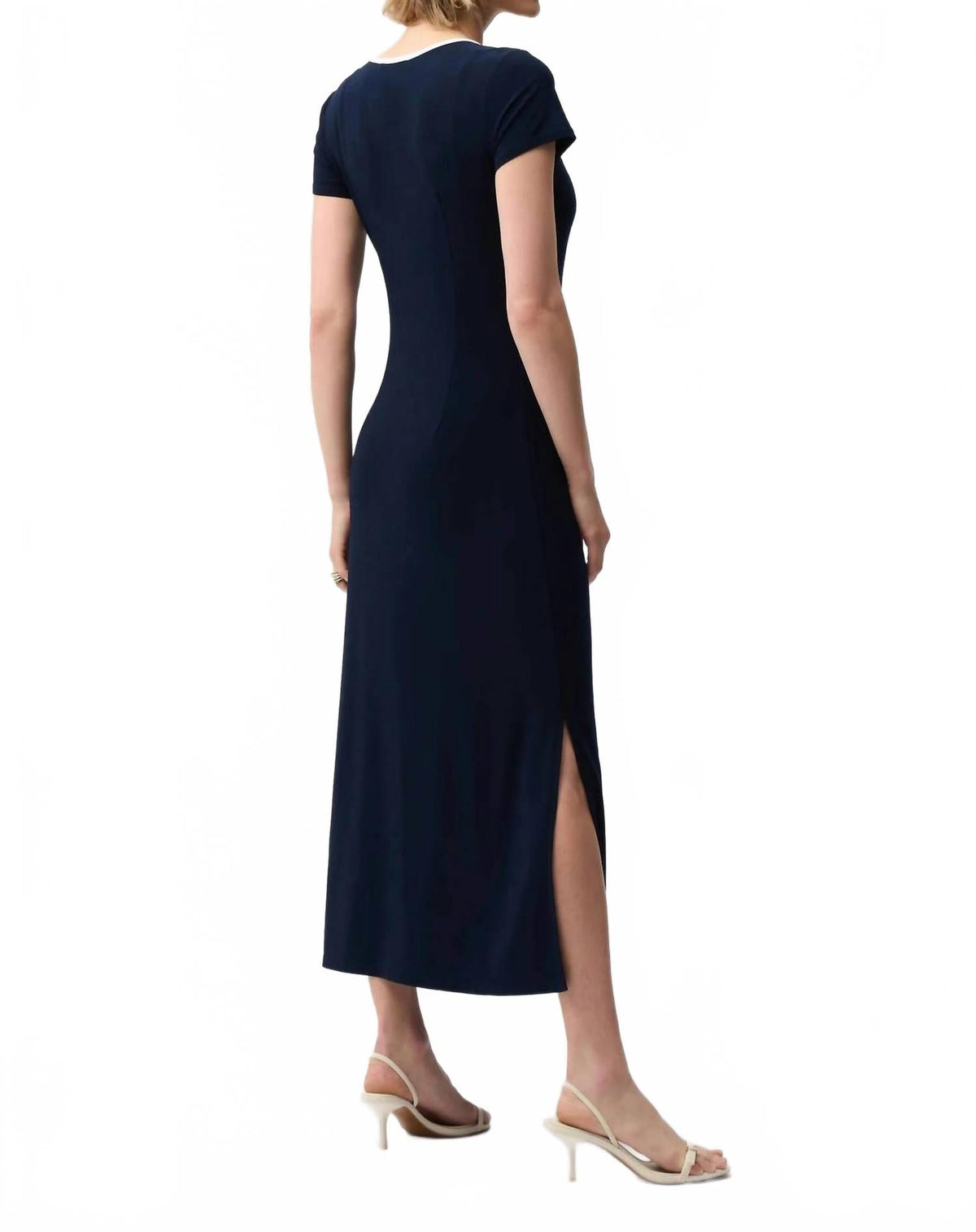 Vestido midi color azul