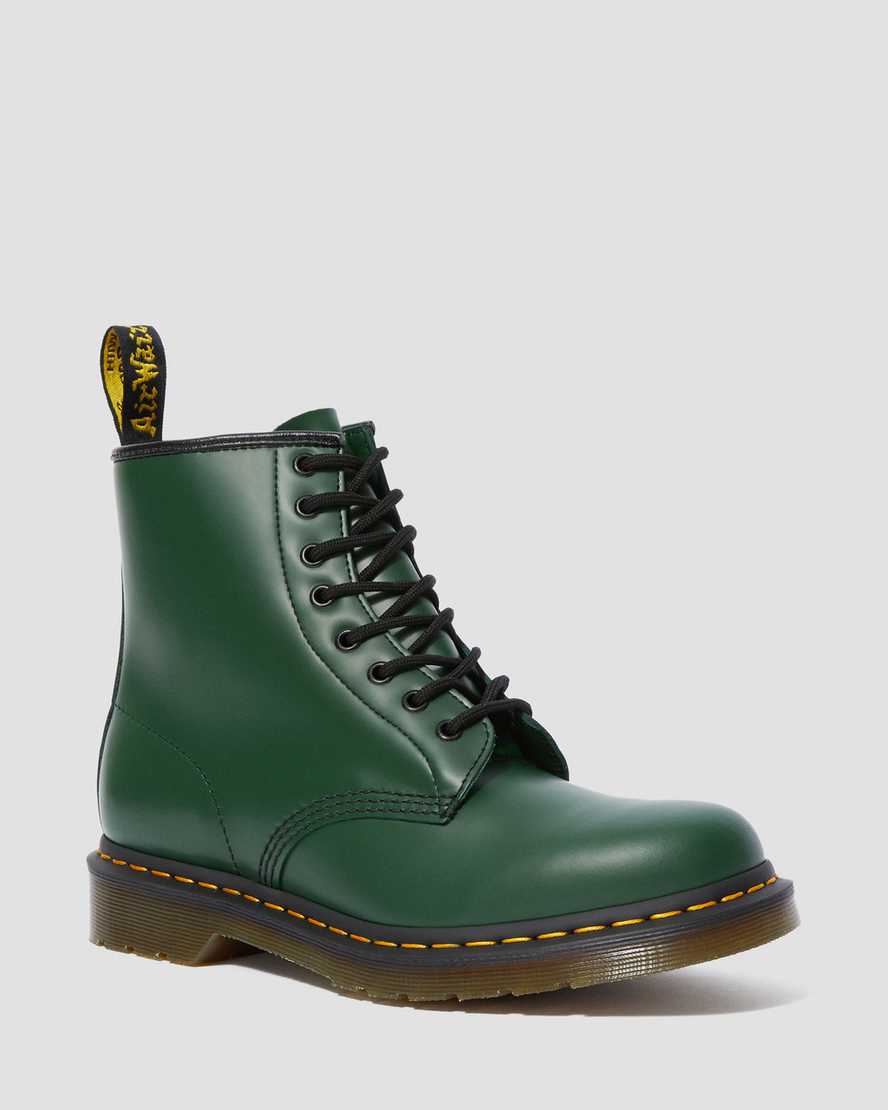 Botas de cuero con cordones