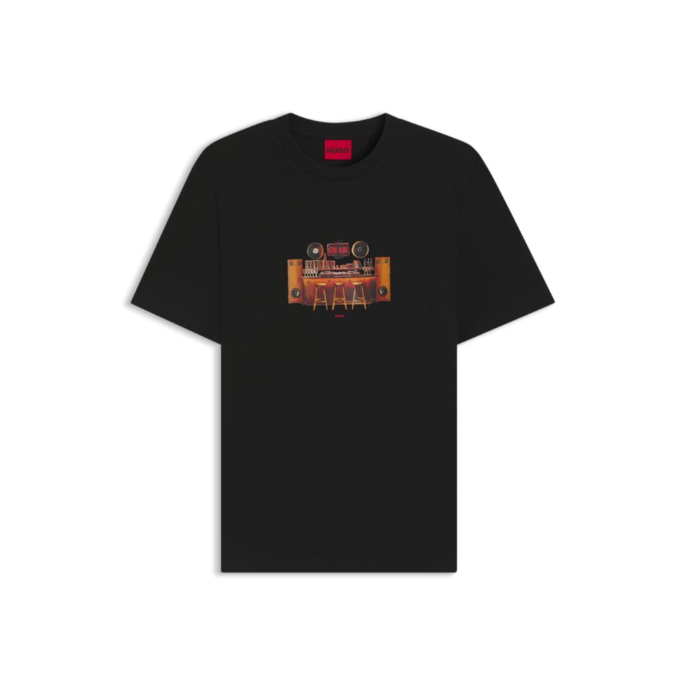 Camiseta de algodón con estampado