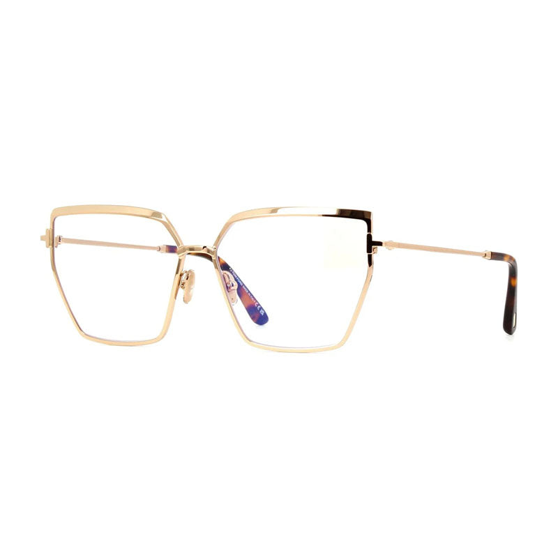 Gafas 57 mm color oro rosa y azul