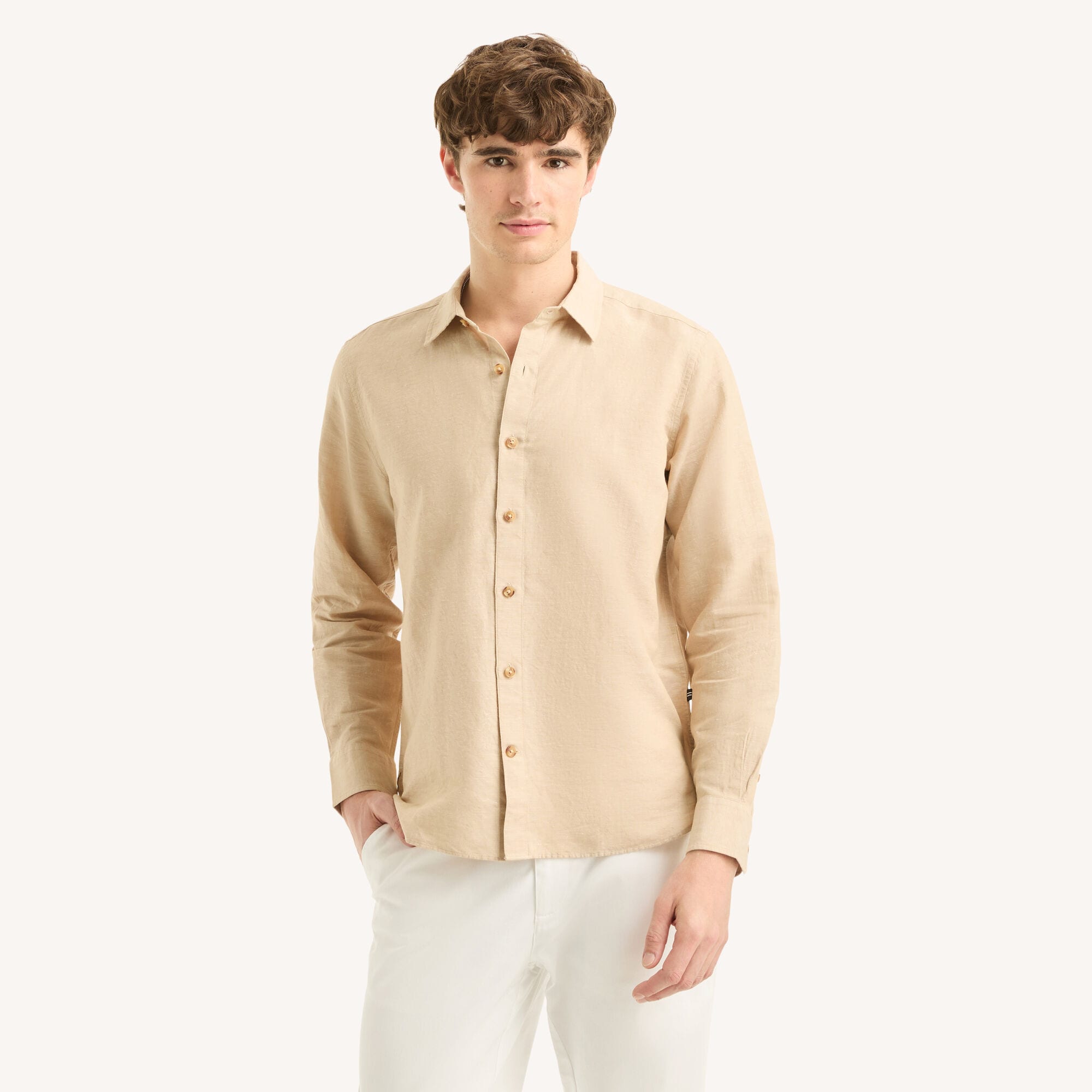 Camisa de hombre de lino