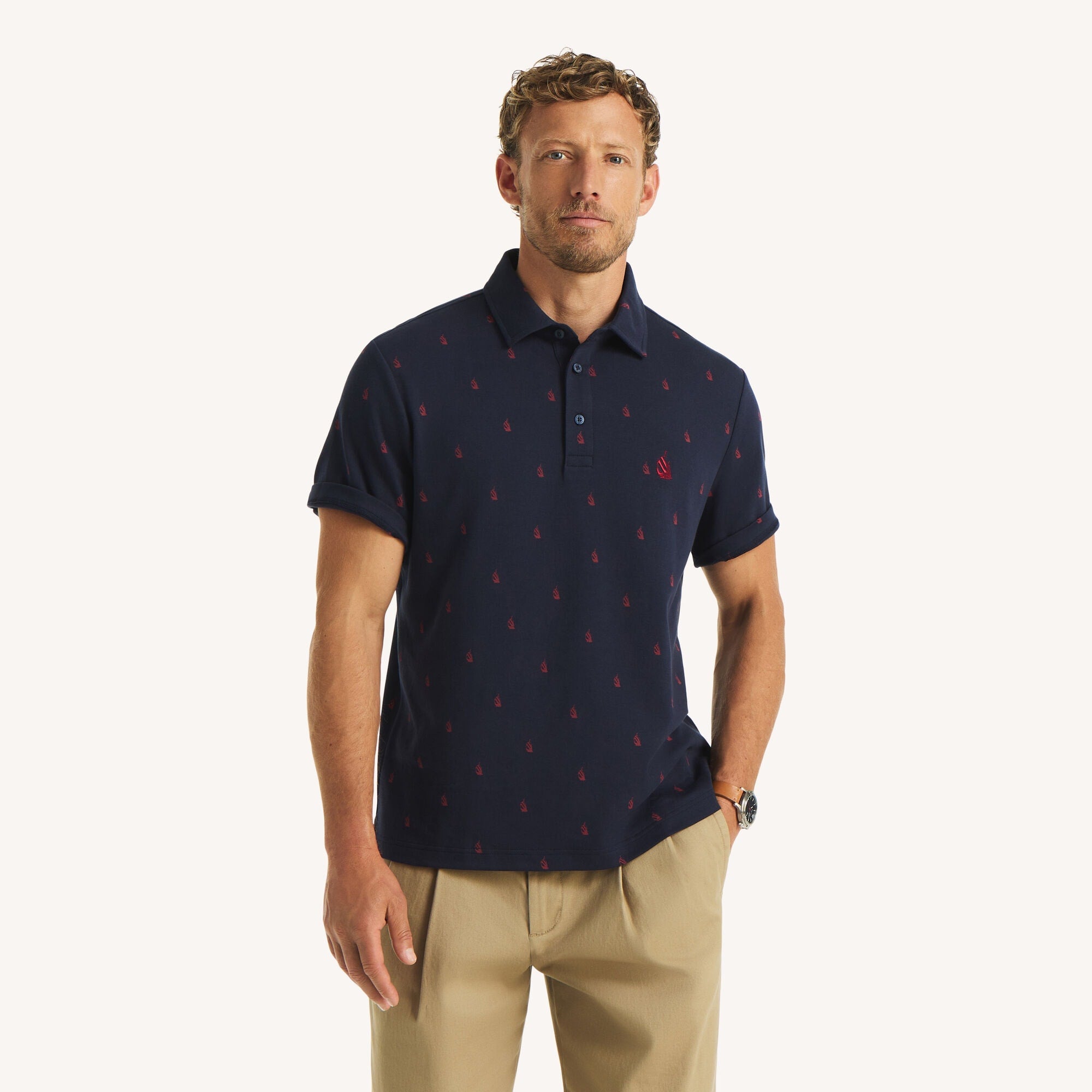 Polo de hombre con estampado