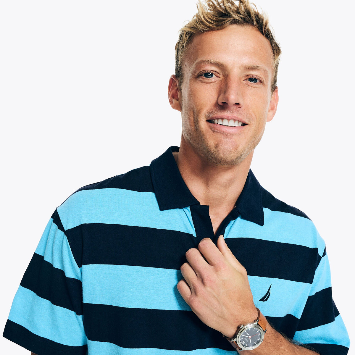 Polo de hombre a rayas
