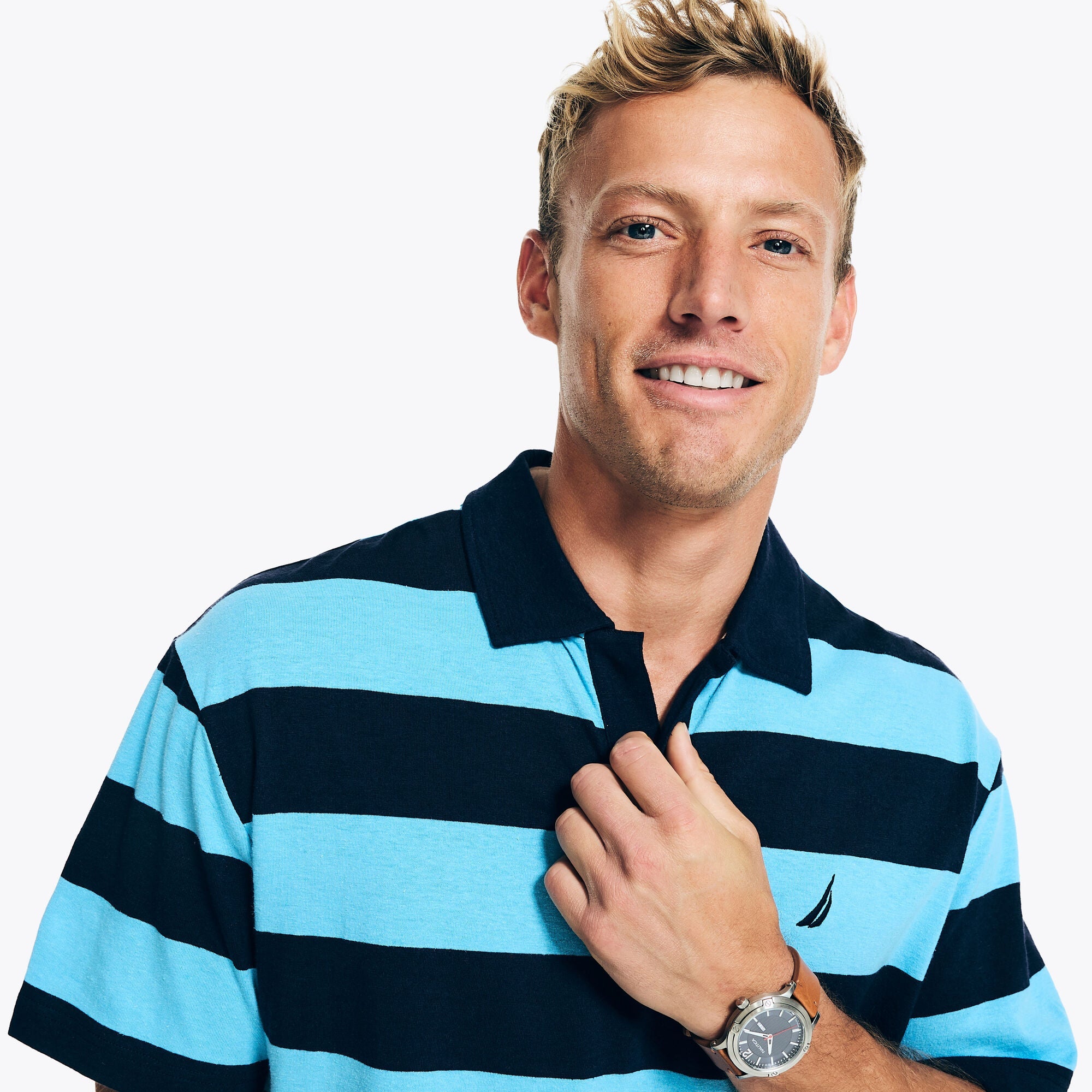 Polo de hombre a rayas