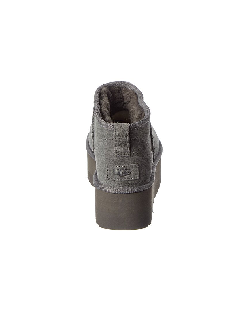 Botas de gamuza con plataforma