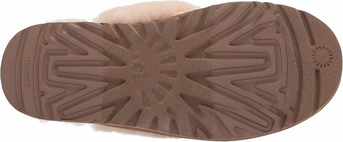 Pantuflas de mujer color crema