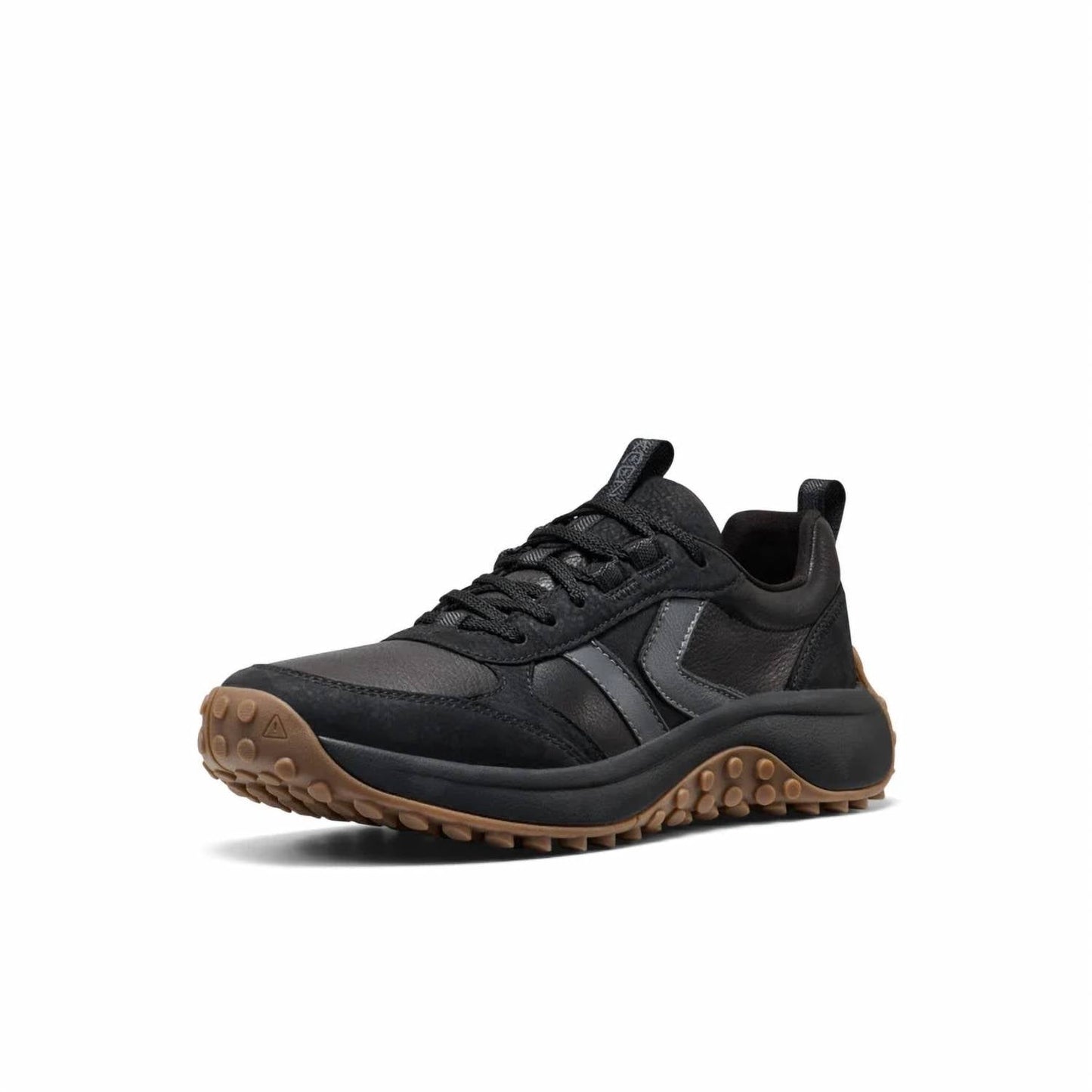 Tenis de hombre de cuero color negro