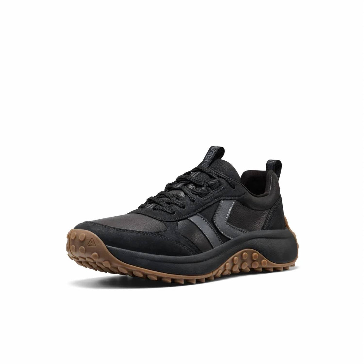 Tenis de hombre de cuero color negro