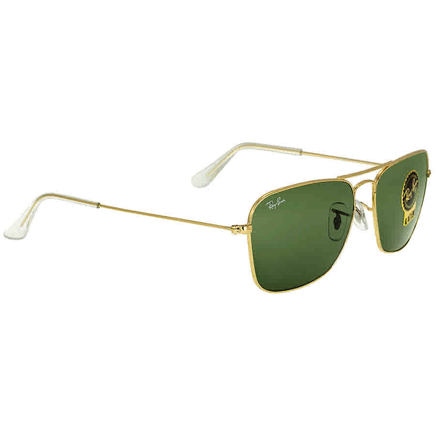 Gafas de sol unisex de montura cuadrada color verde