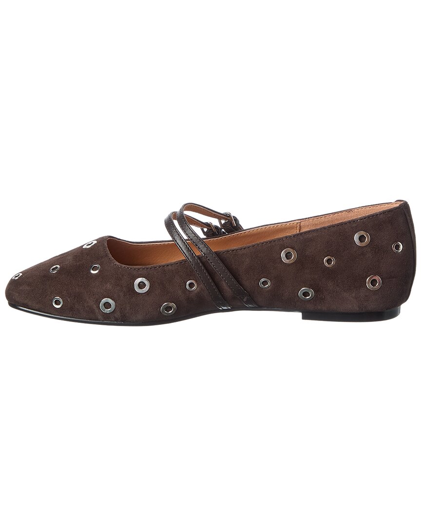 Zapatos planos de gamuza