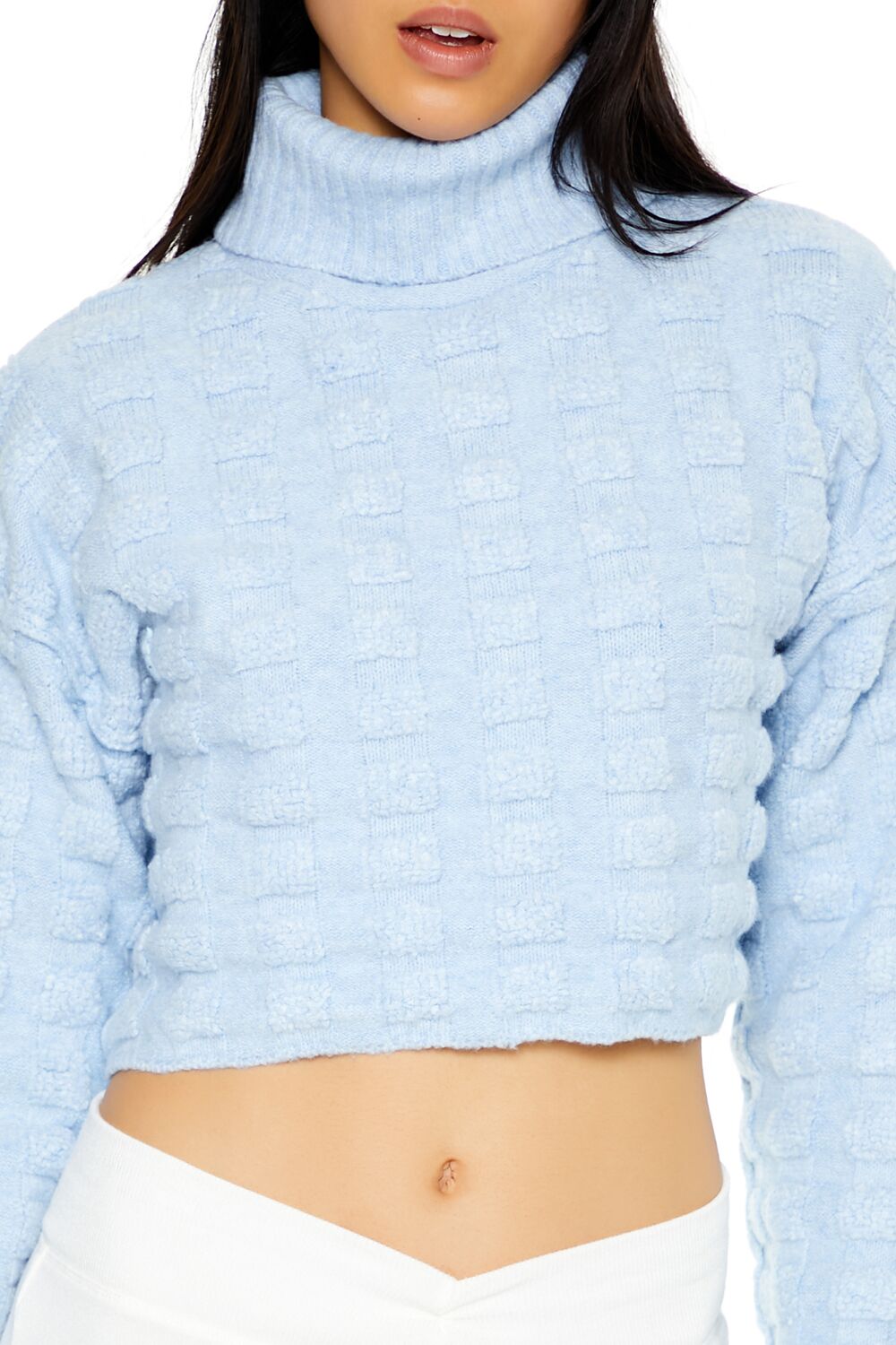 Suéter con cuello alto