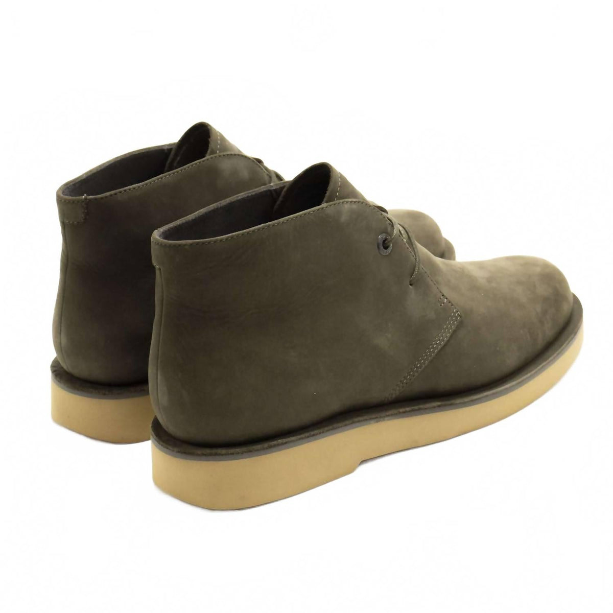 Botines de hombre con cordones color verde