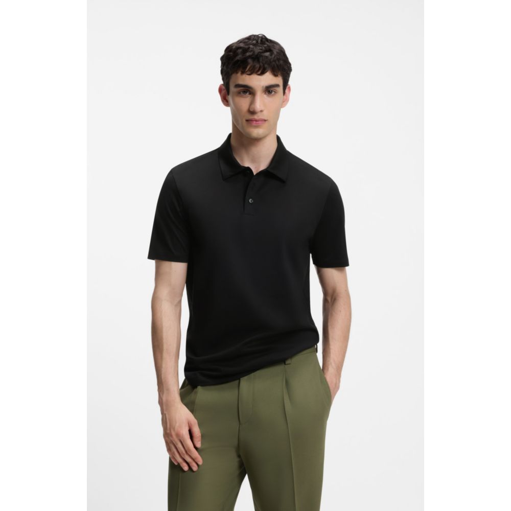 Polo de algodón de corte ajustado