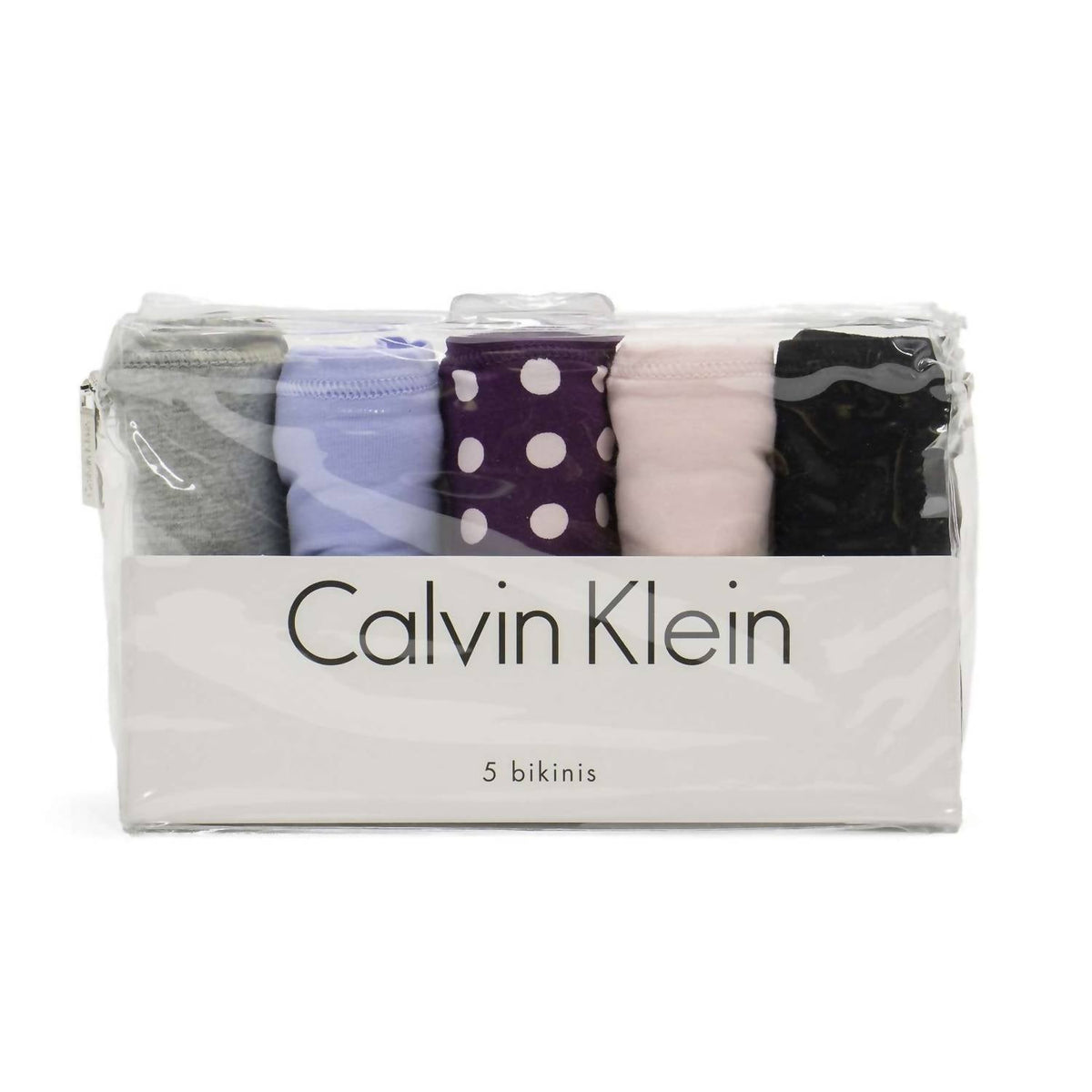 Bikini de mujer (5 unidades) de algodón color gris