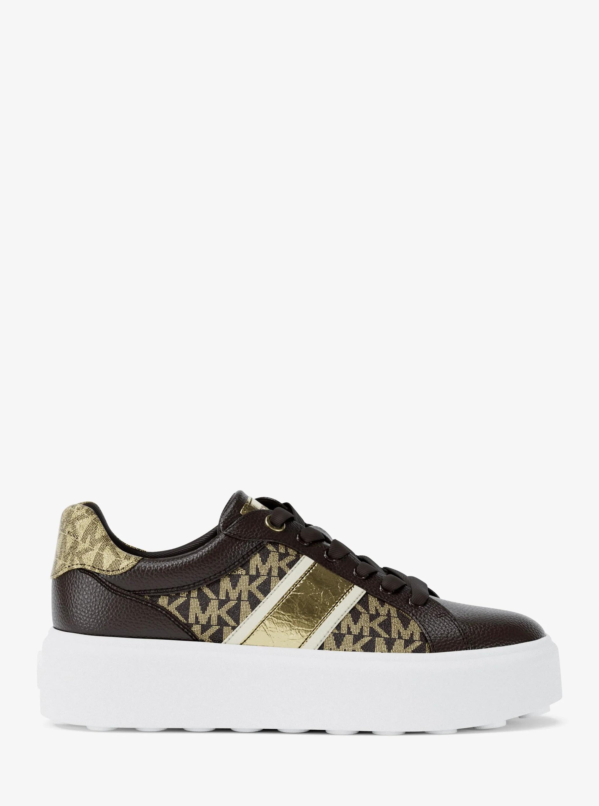 Tenis a rayas con plataforma