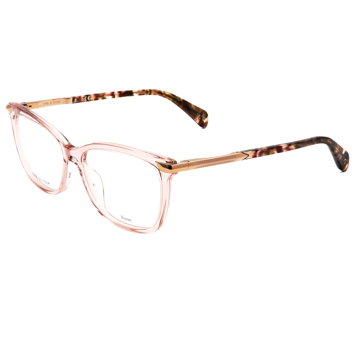 Montura para gafas de mujer 53 mm color beige