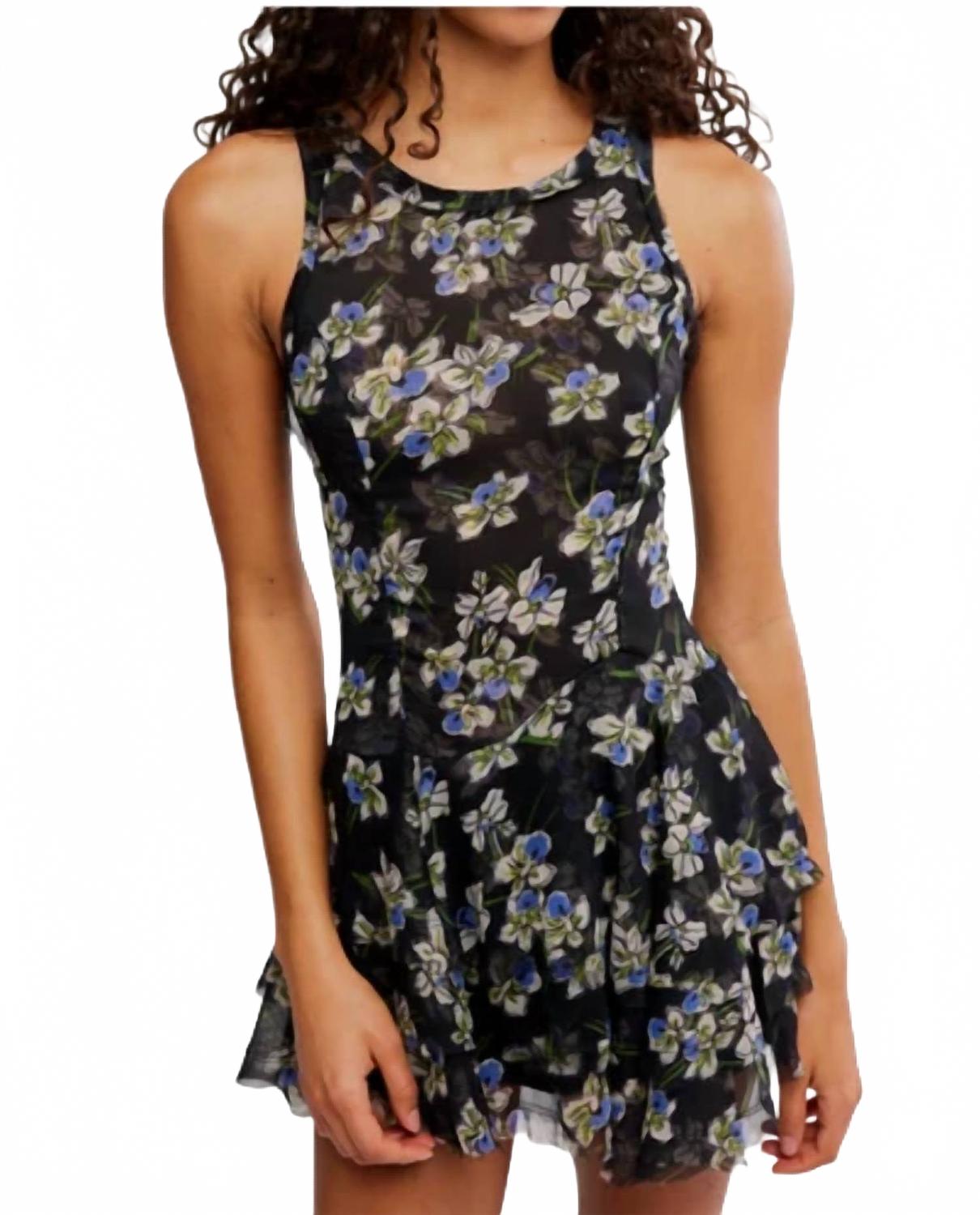 Vestido corto con estampado