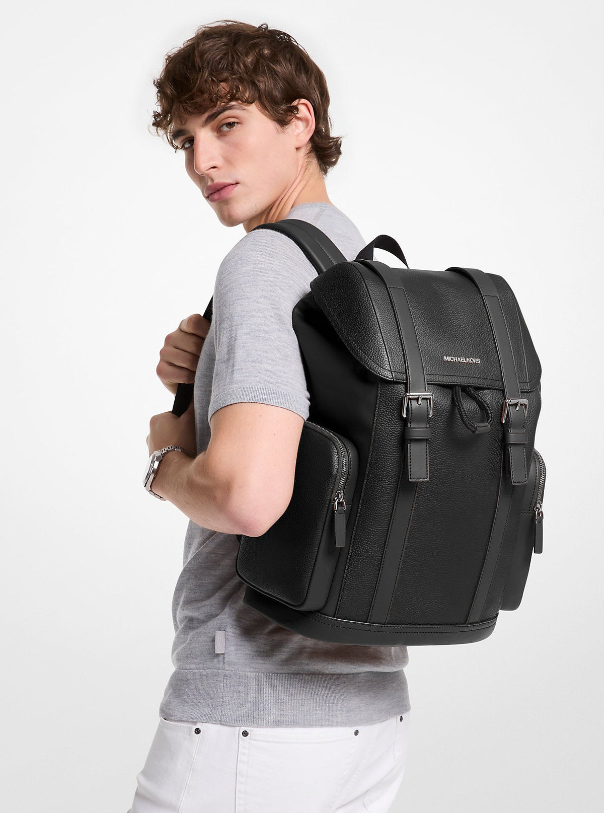 Morral de cuero