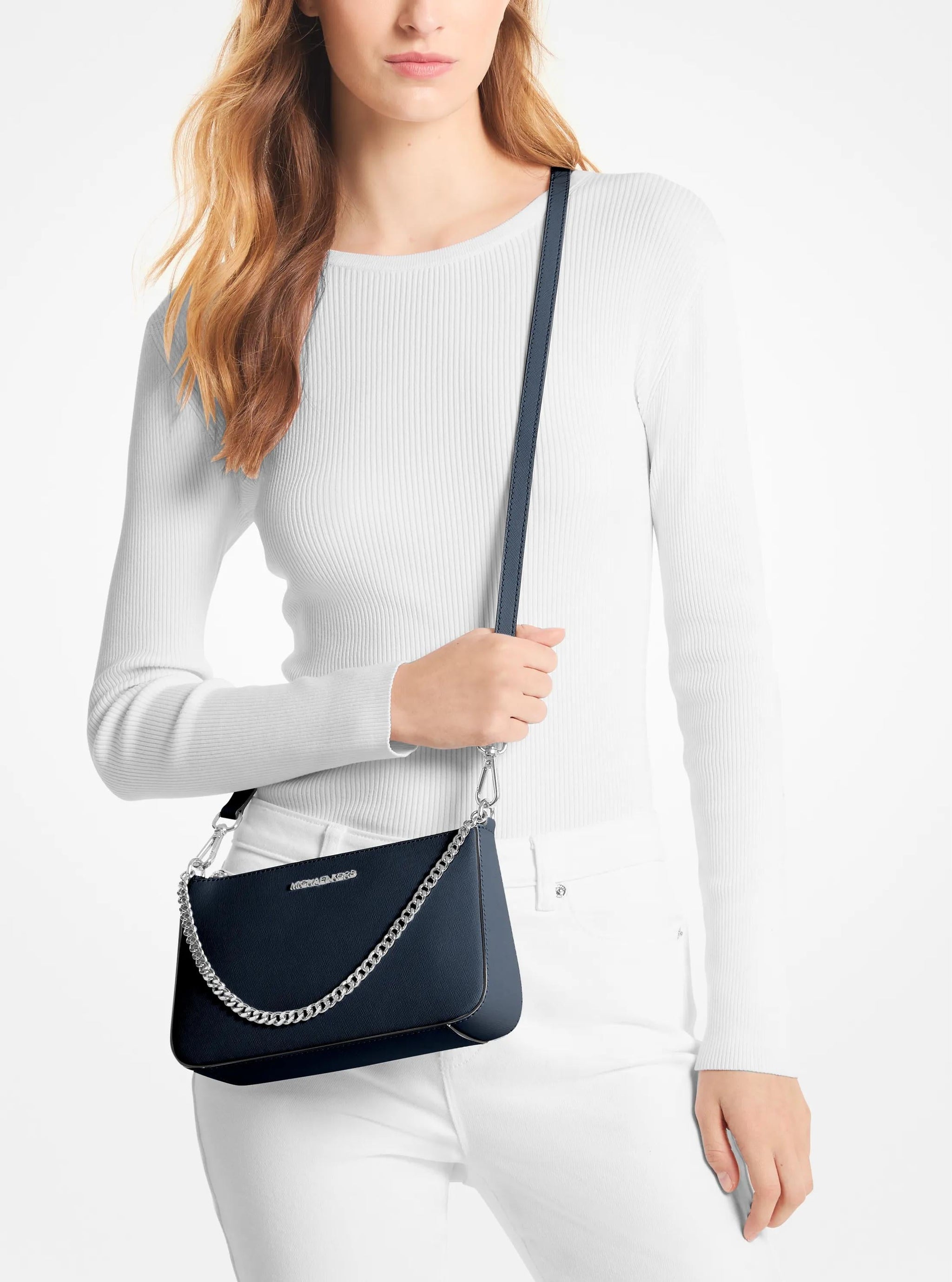Bolso cruzado de cuero