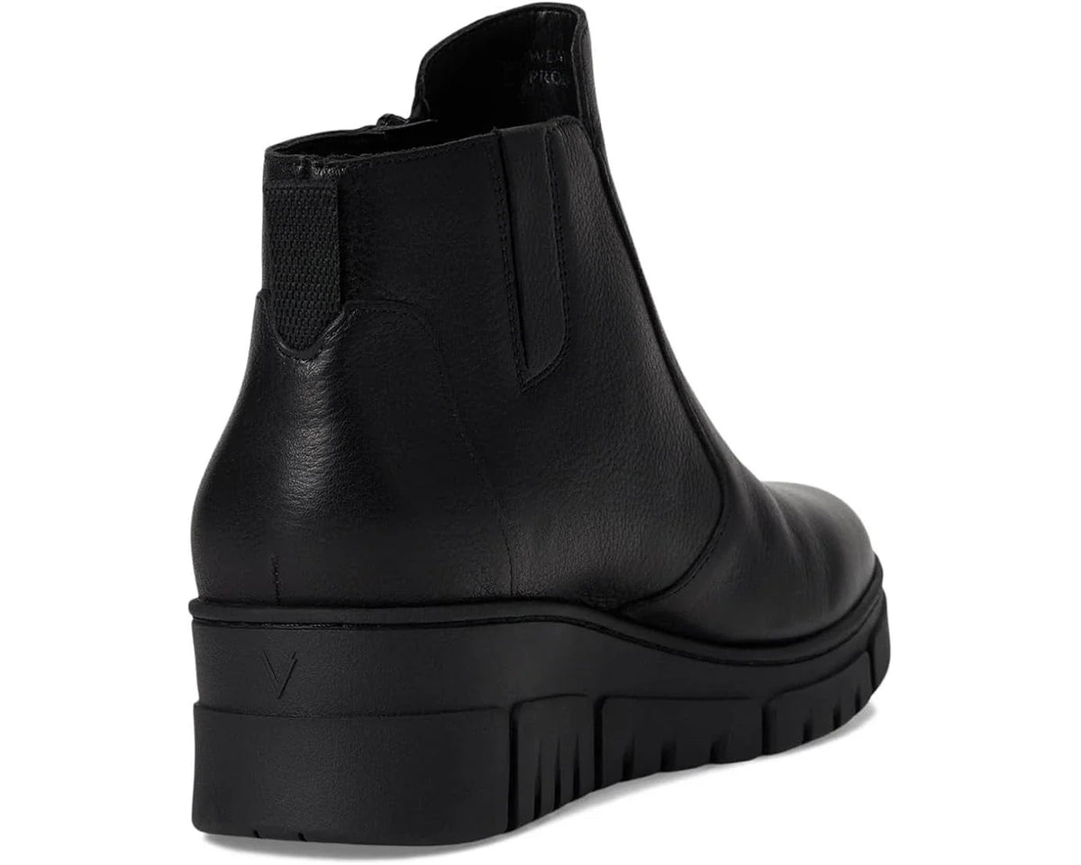 Botines de mujer de cuero color negro