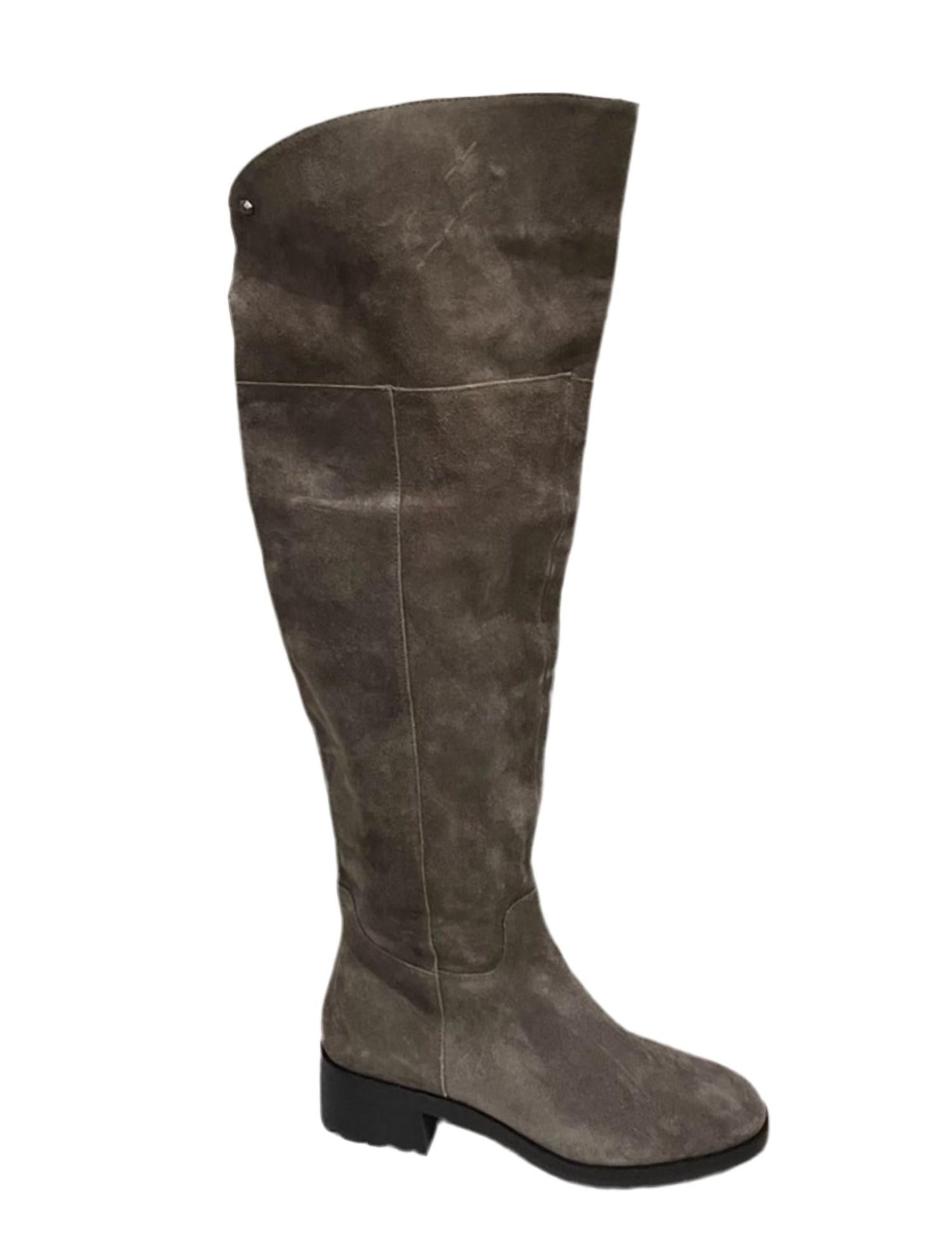 Botas de gamuza color gris