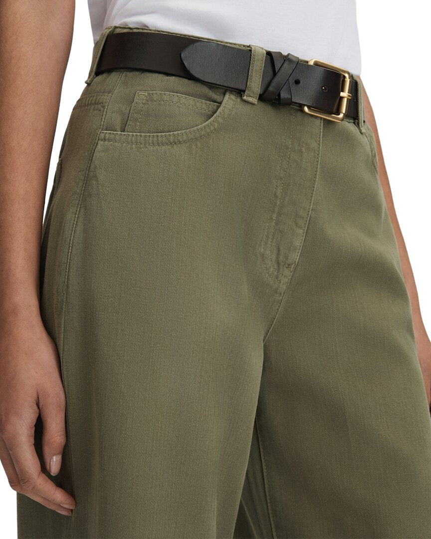 Pantalón de mezclilla de pierna ancha