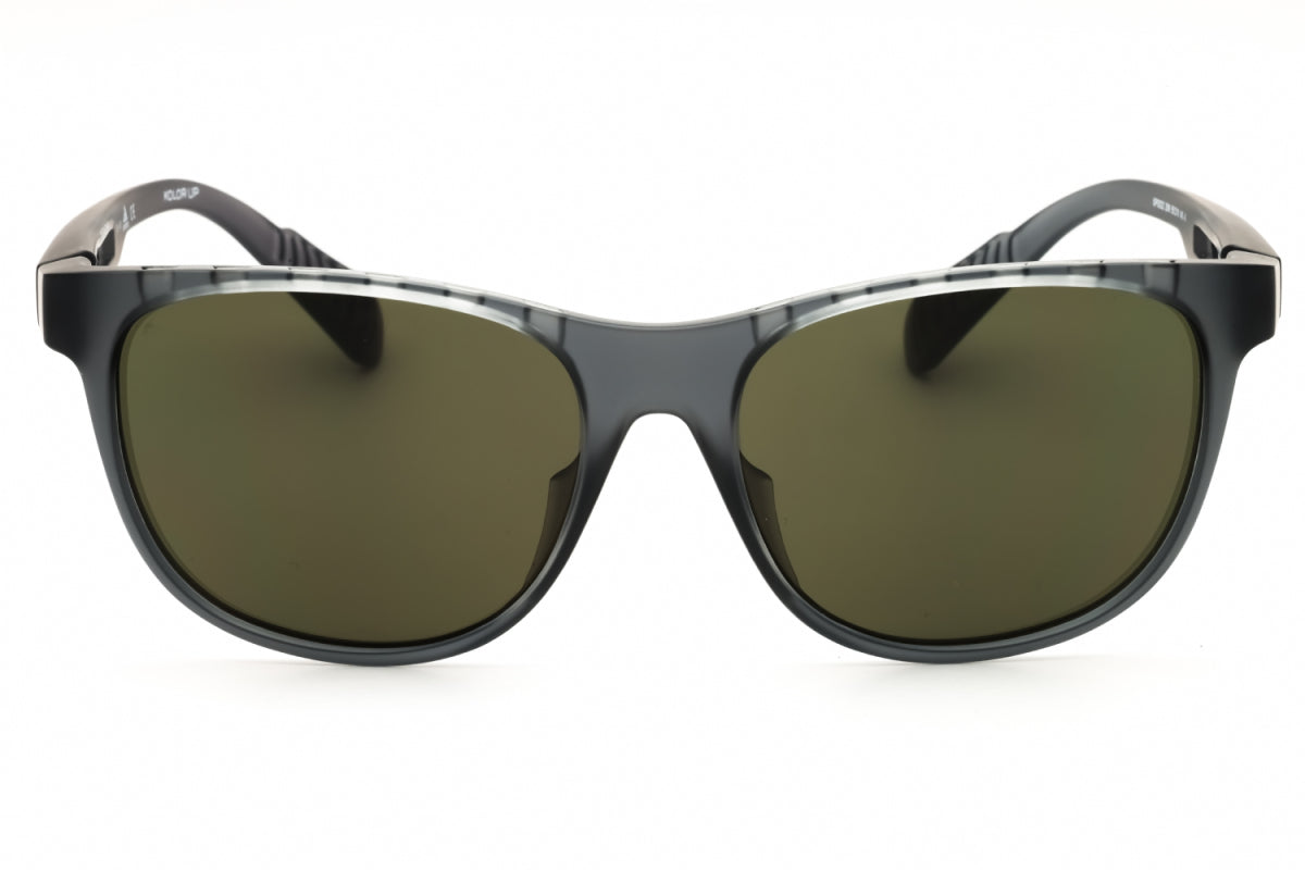 Gafas color gris y verde