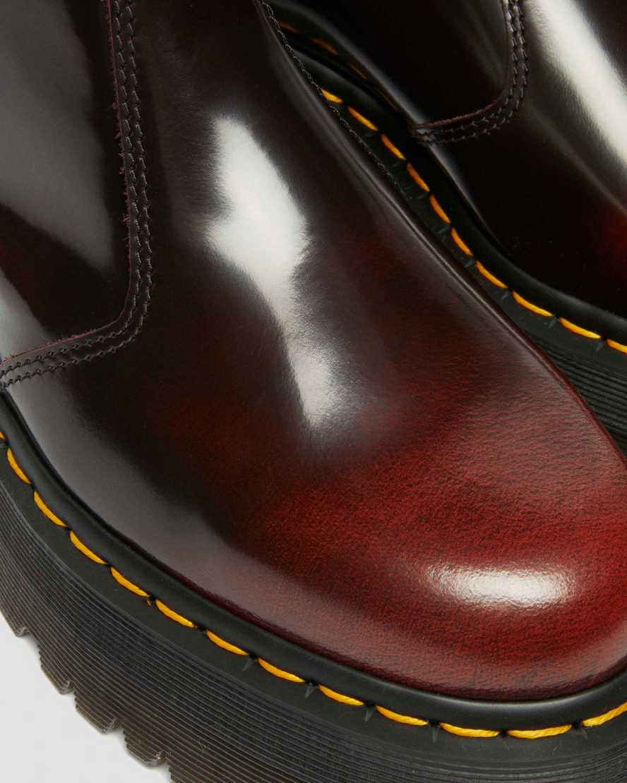 Botas de cuero con plataforma