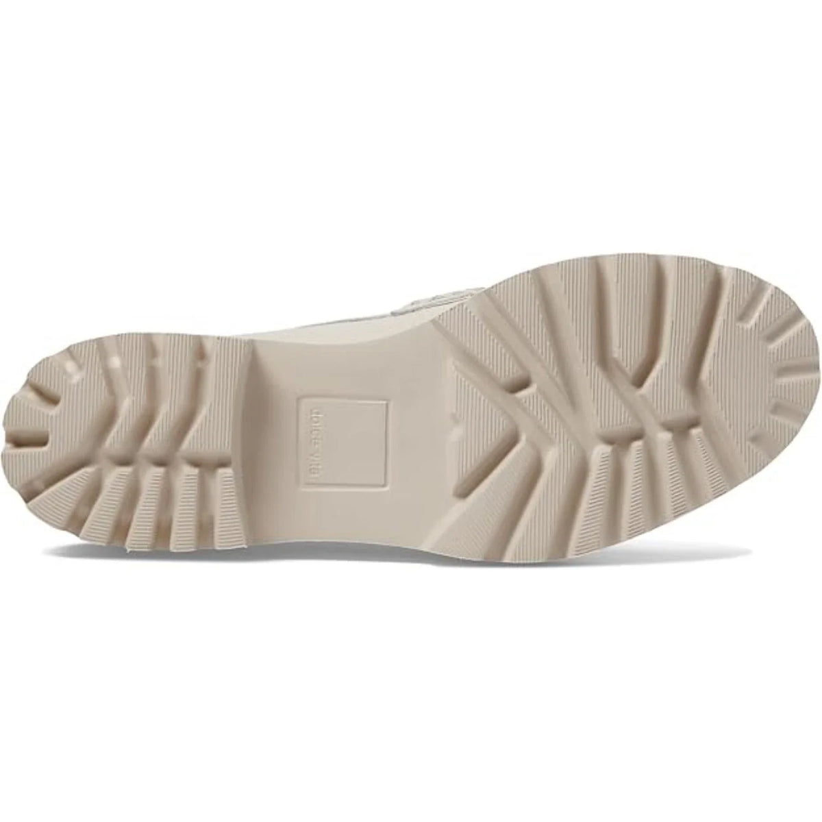 Mocasines de mujer de cuero color marfil