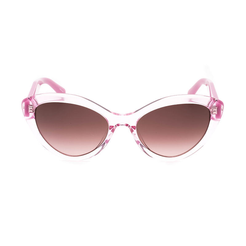 Gafas color café y violeta