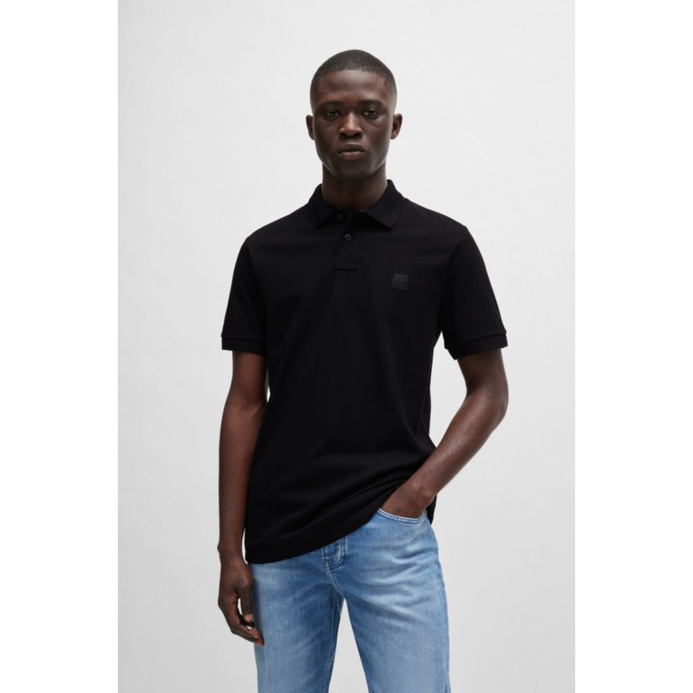 Polo de algodón de corte ajustado