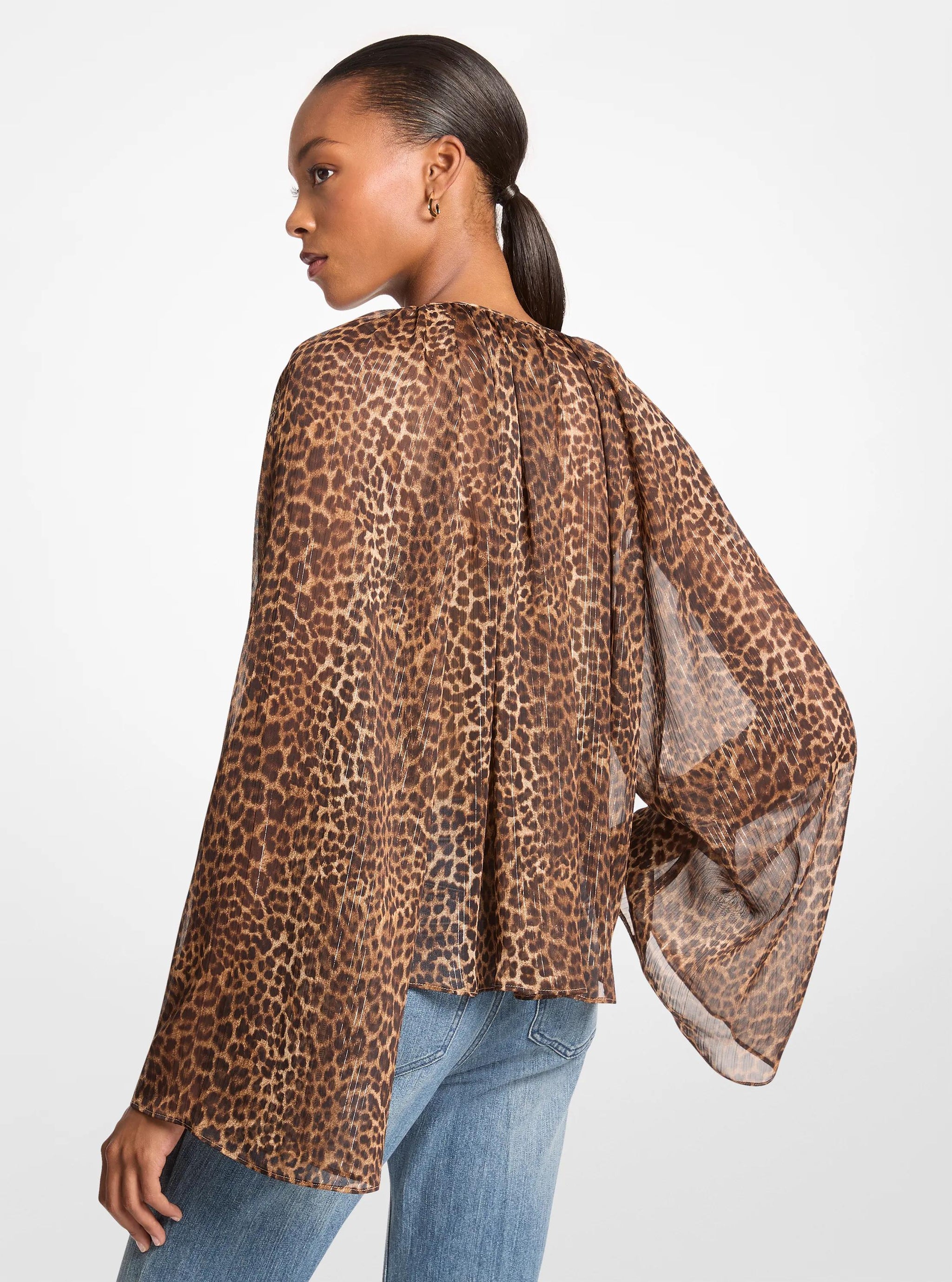Top con estampado animal