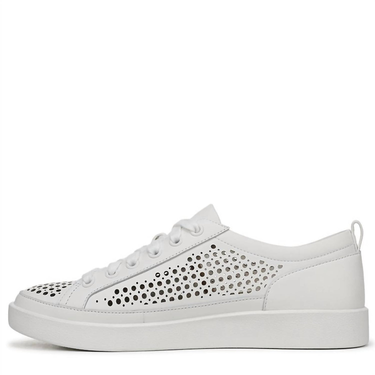Tenis de mujer con cordones color blanco