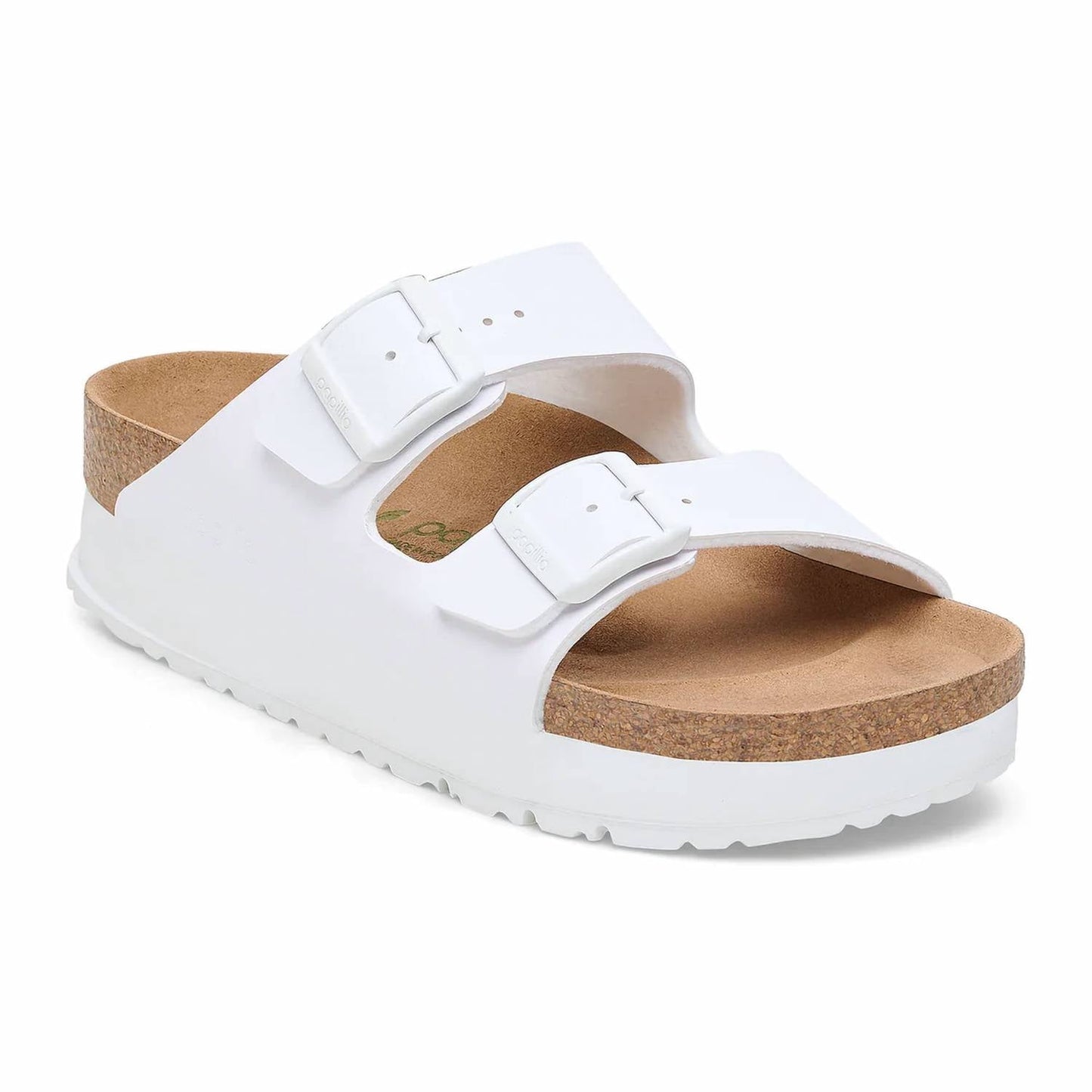 Sandalias unisex con plataforma color blanco