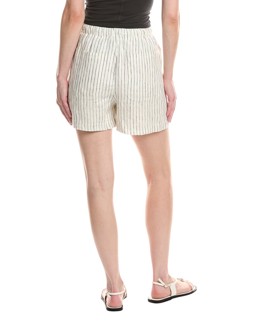 Short de lino a rayas
