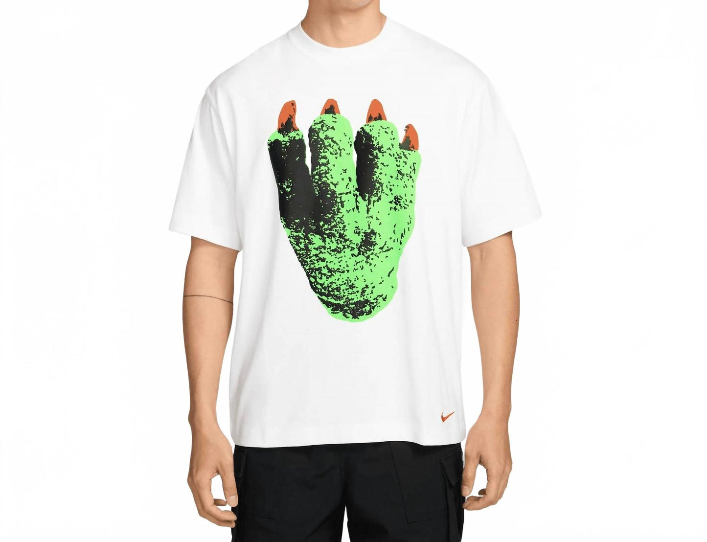 Camiseta de hombre color blanco y verde