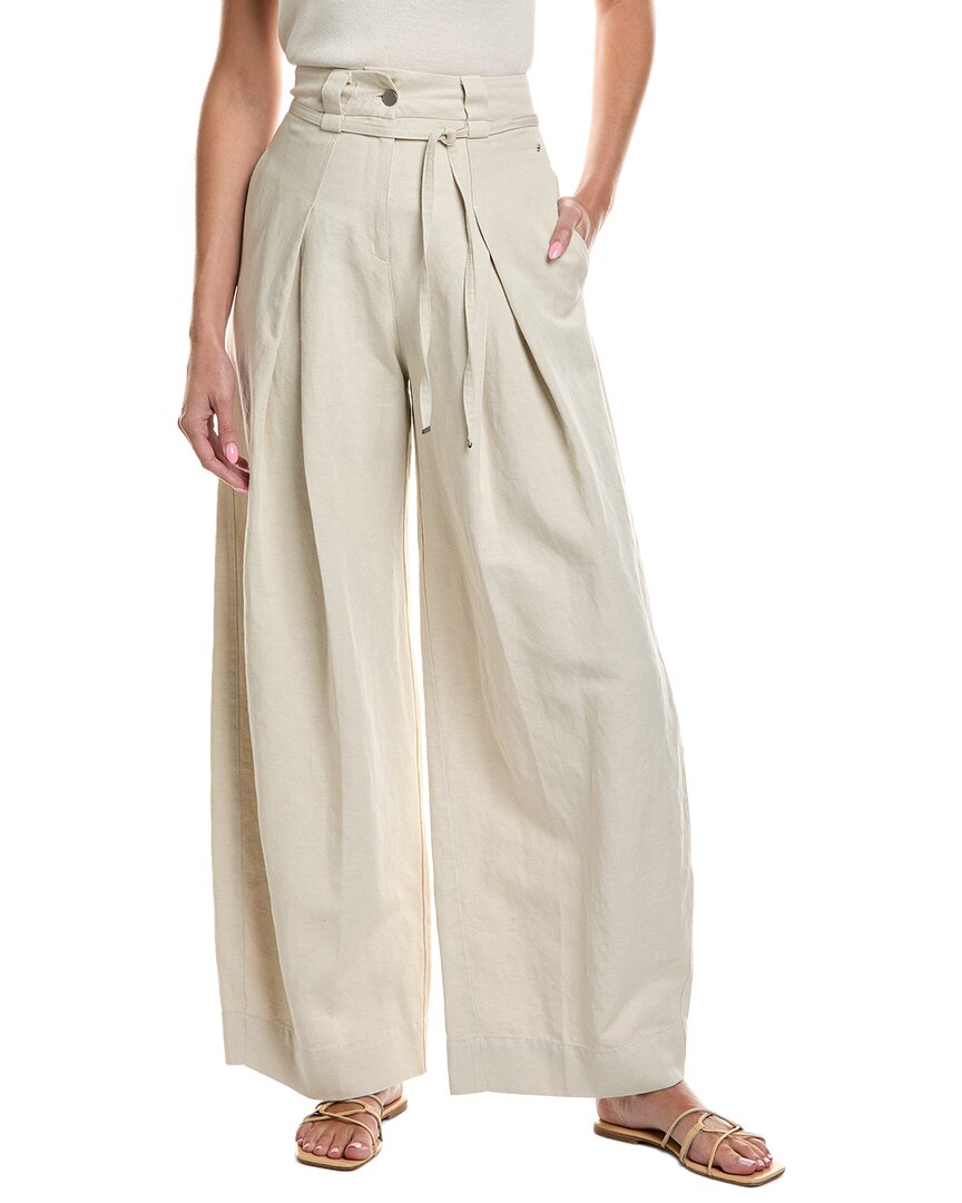Pantalón de mezcla de lino