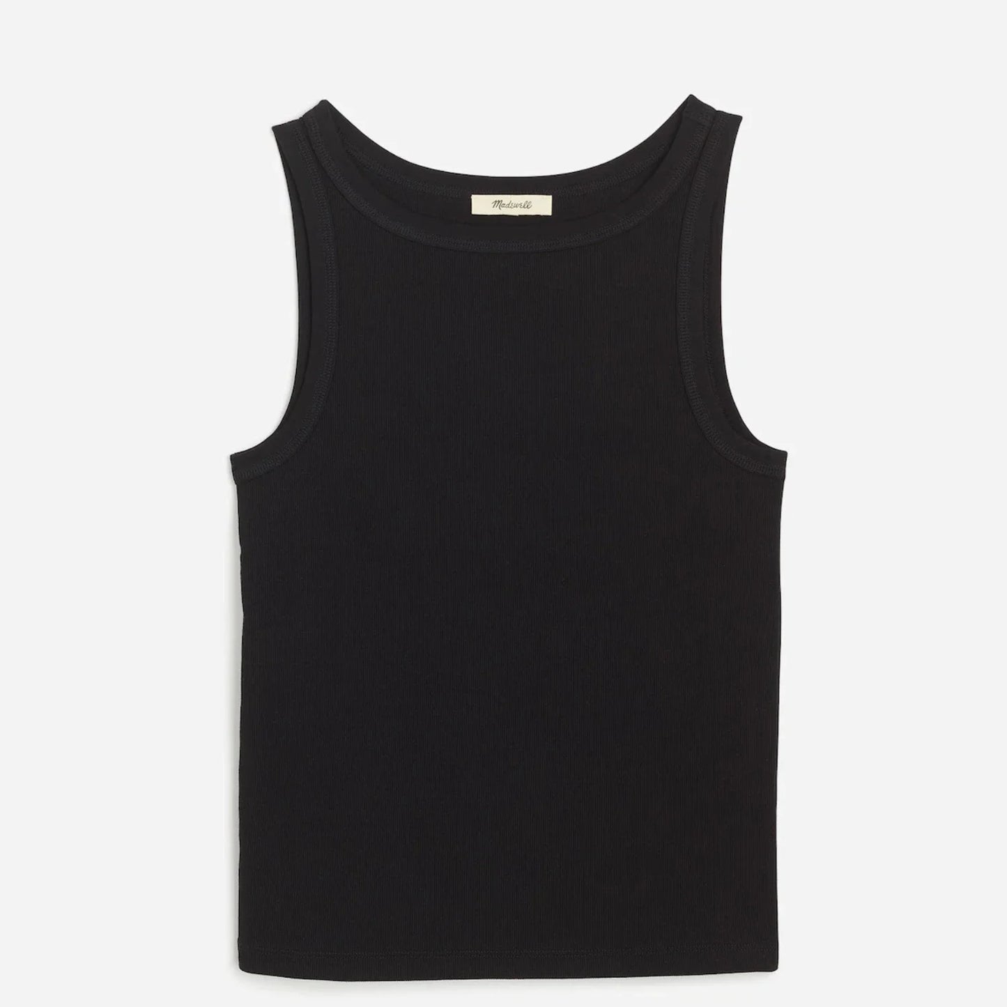 Camiseta sin mangas de mujer color negro