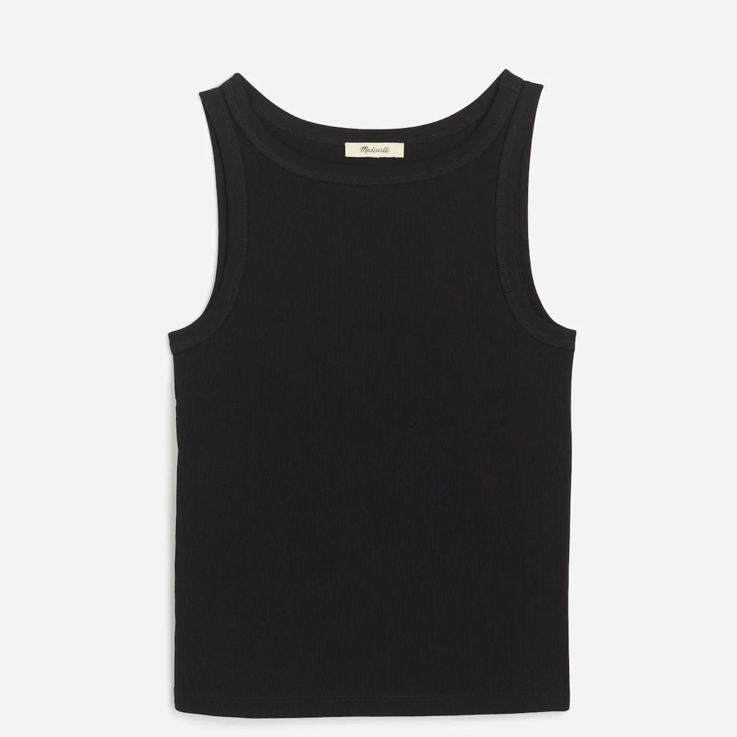 Camiseta sin mangas de mujer color negro