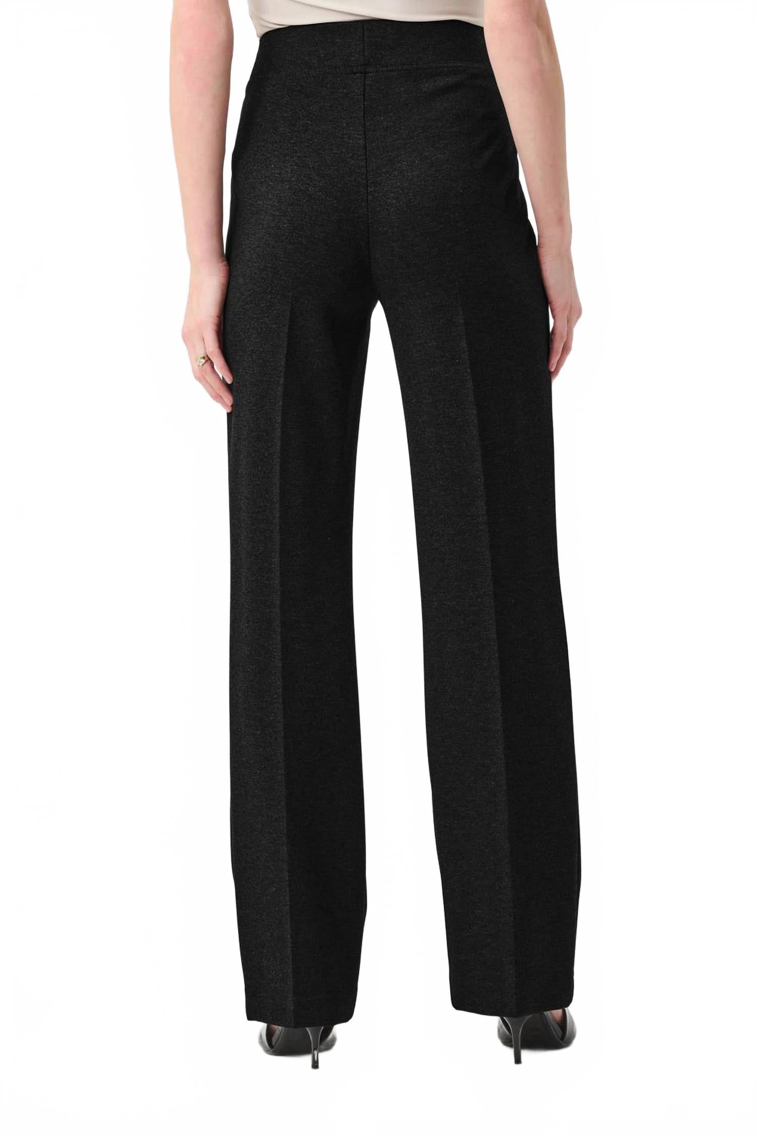 Pantalón de pierna ancha color negro