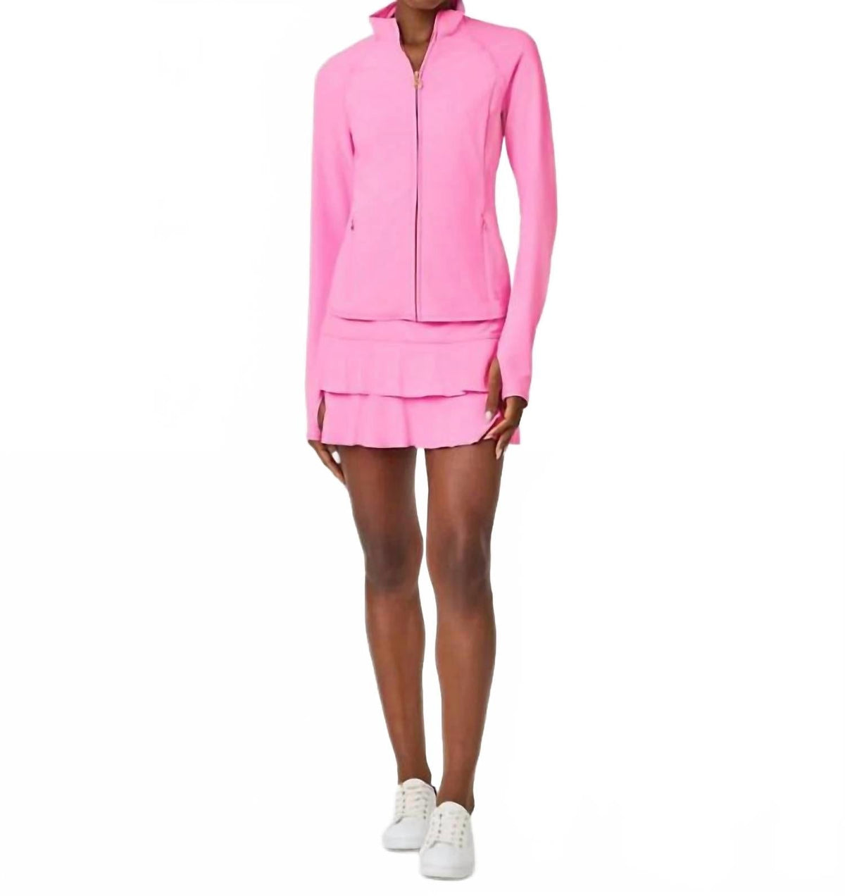 Falda pantalón color rosado