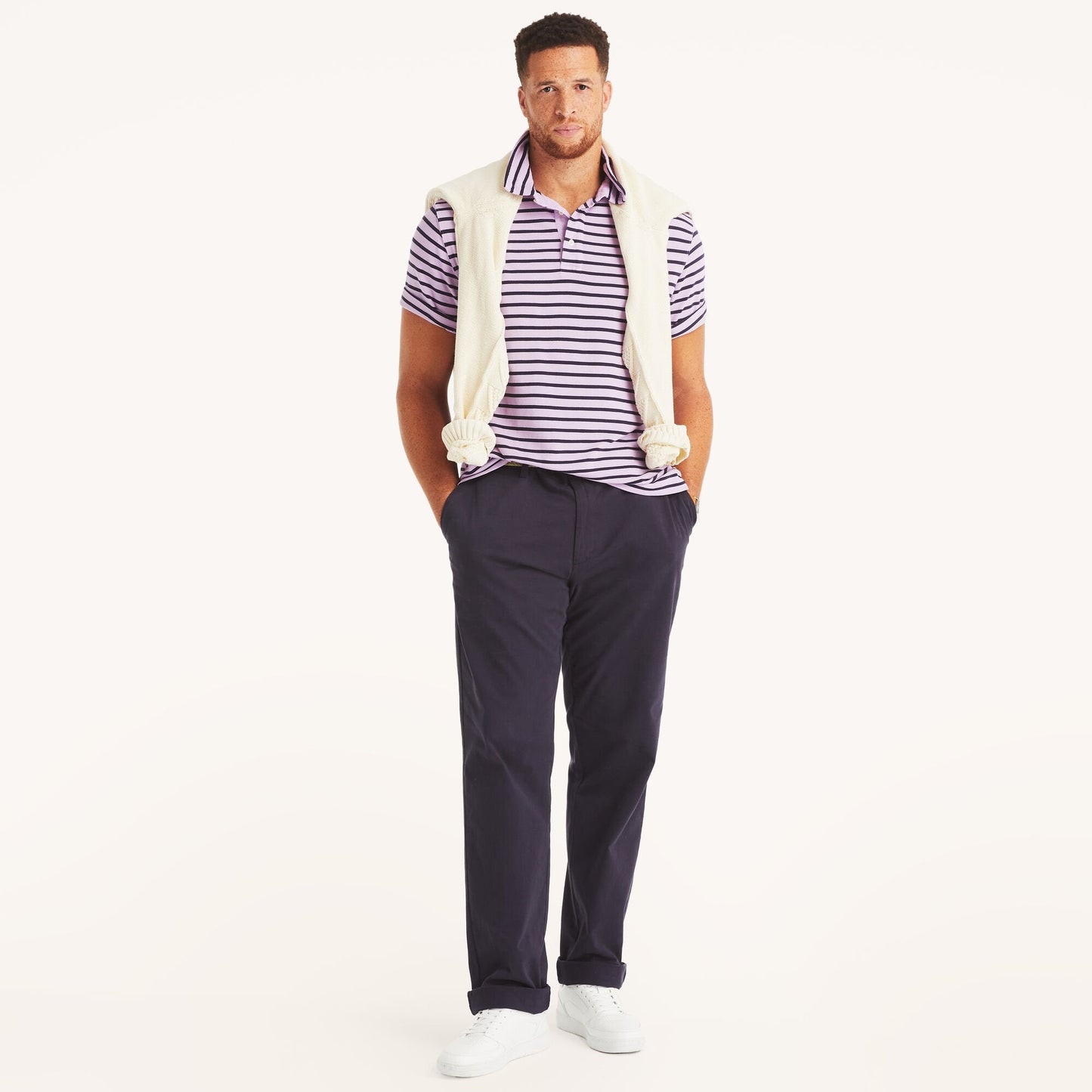 Polo de hombre a rayas