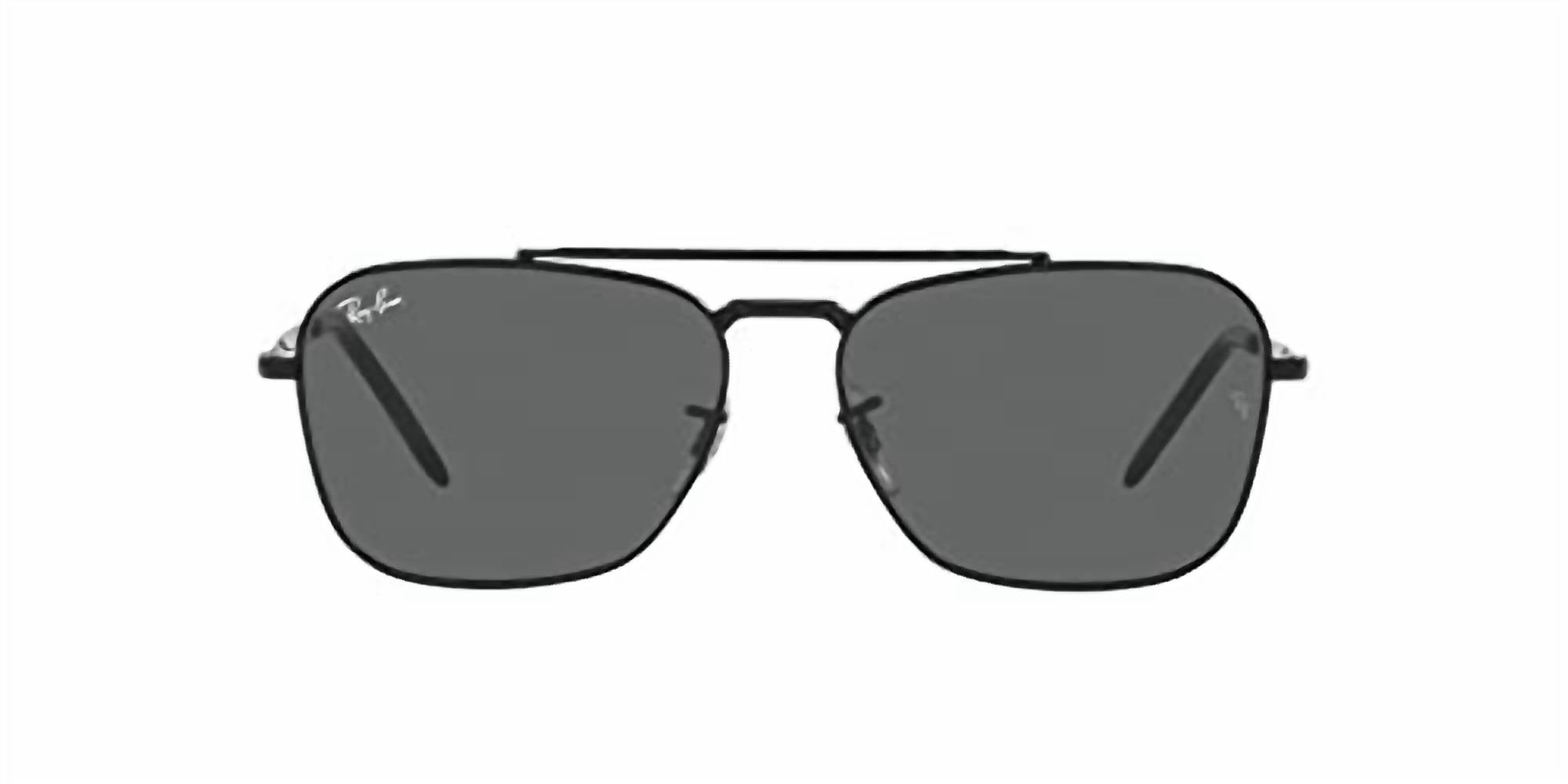 Gafas de sol unisex color gris oscuro y negro
