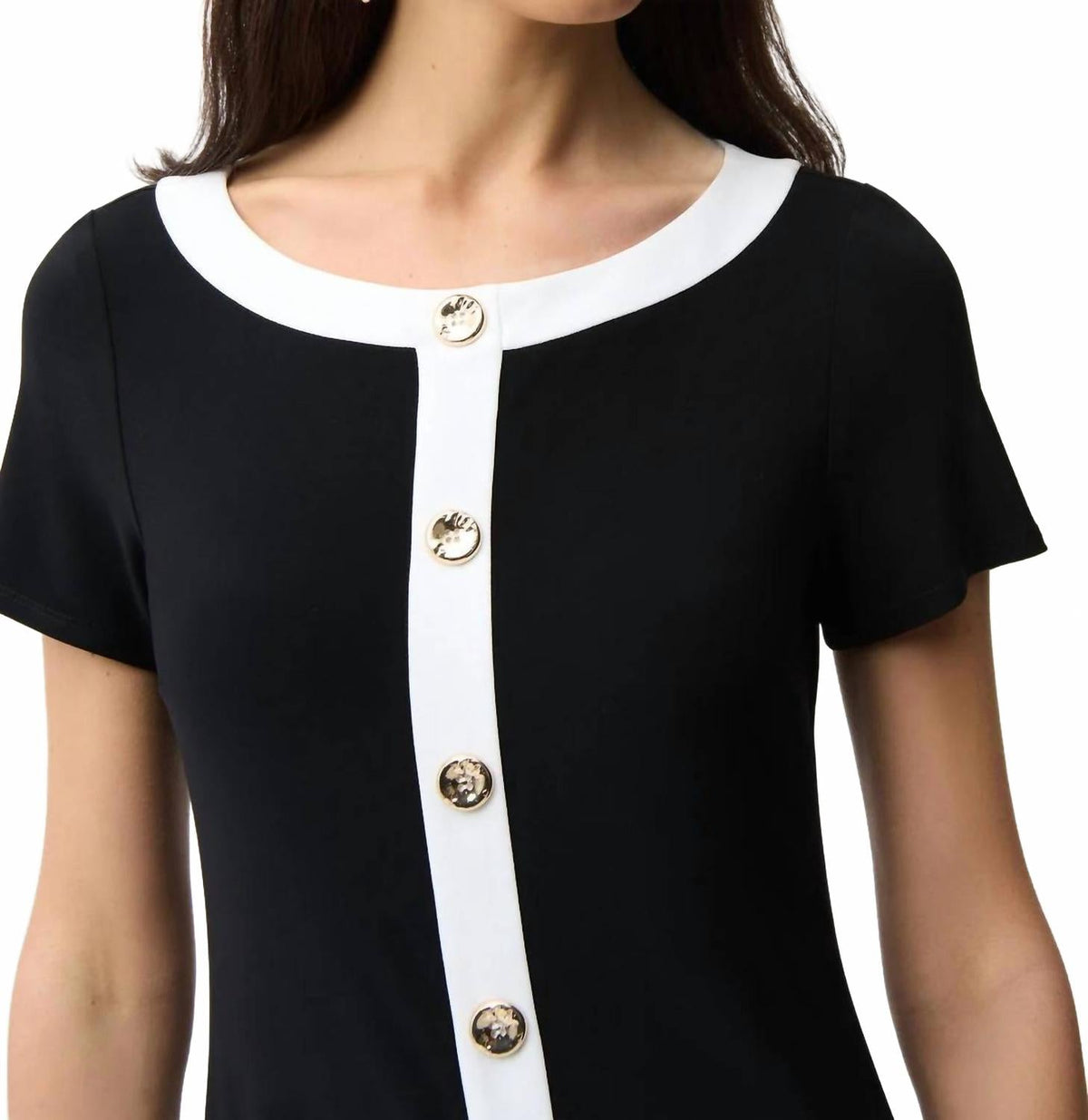 Vestido corto color negro