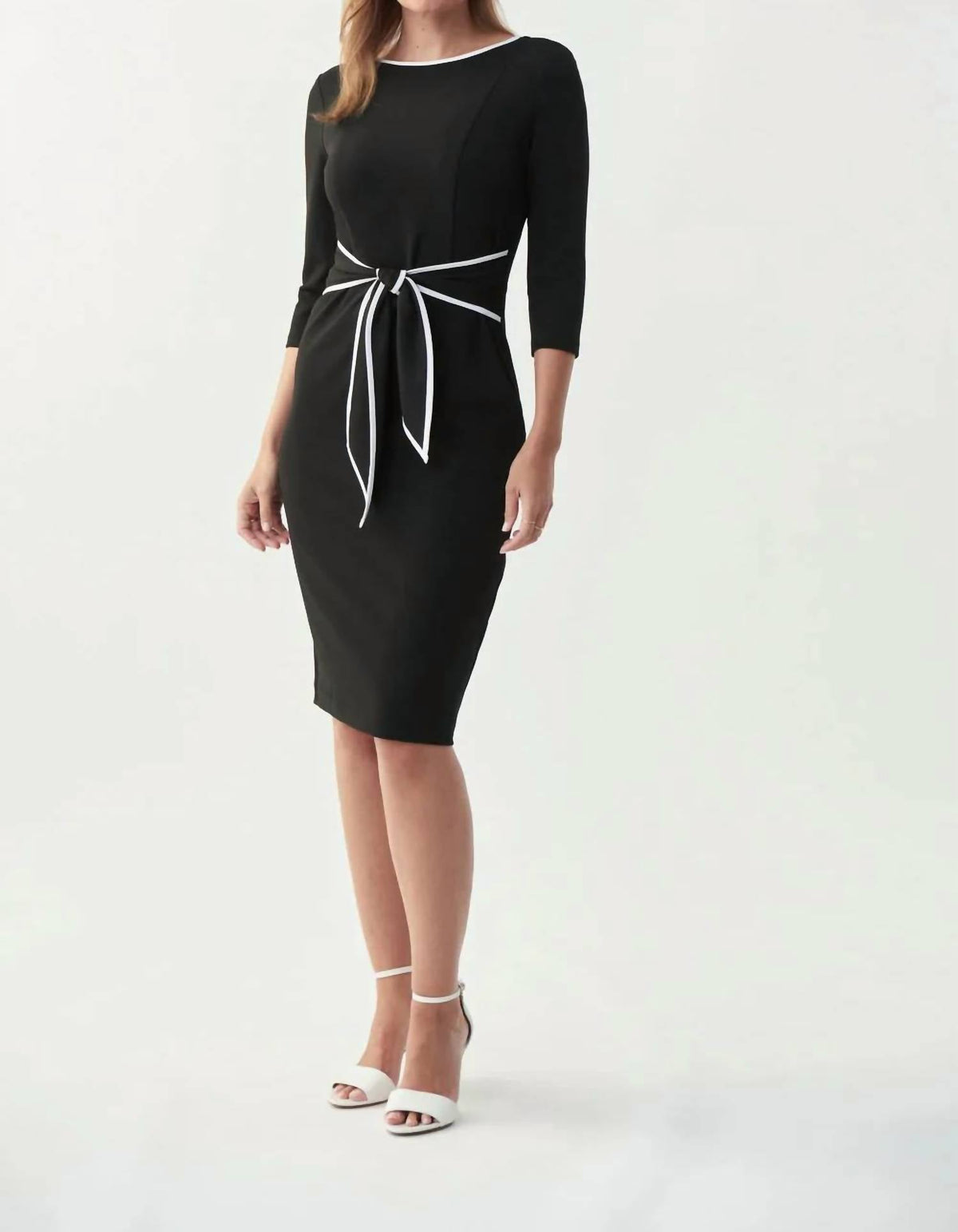 Vestido color negro y blanco