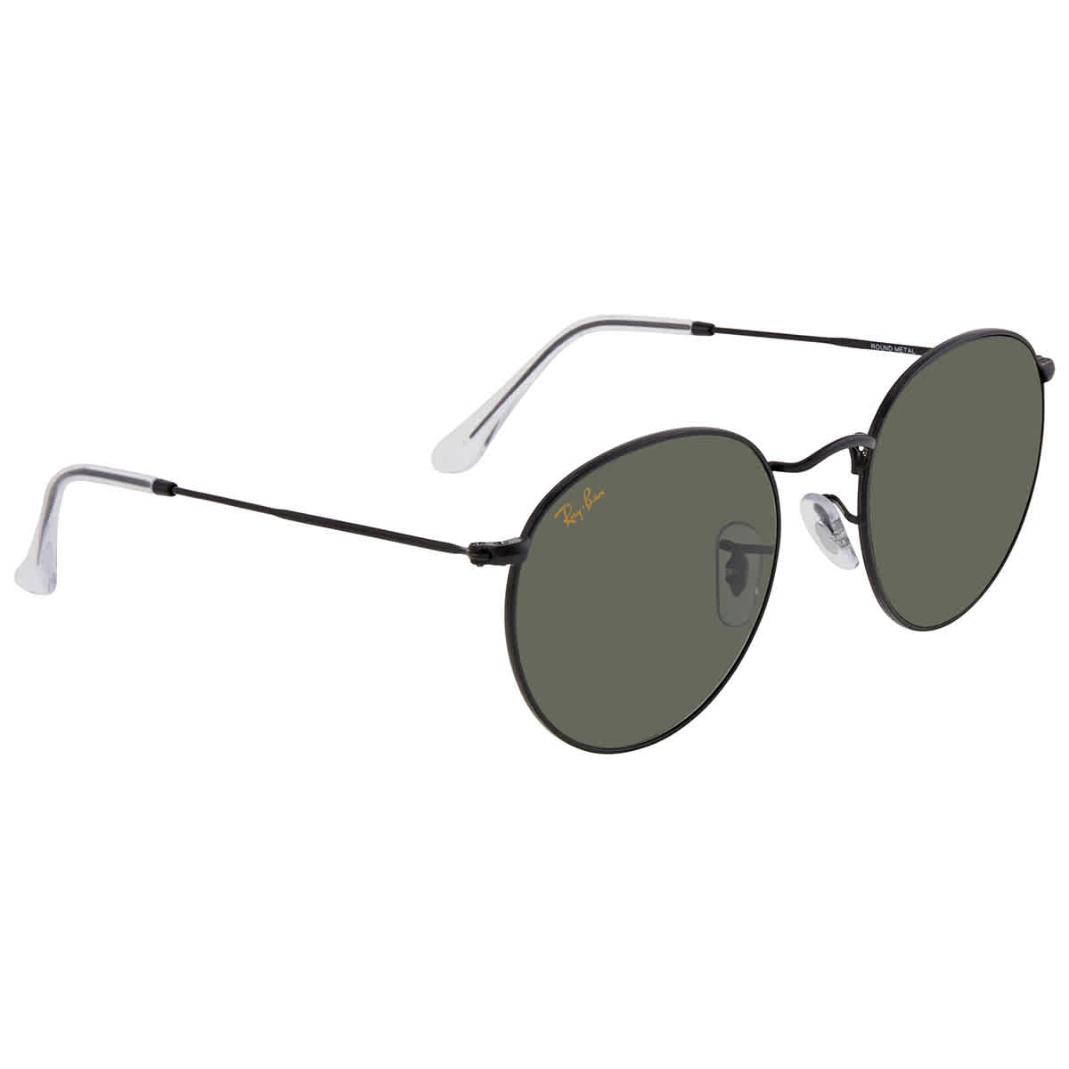 Gafas de sol unisex de montura redonda color verde