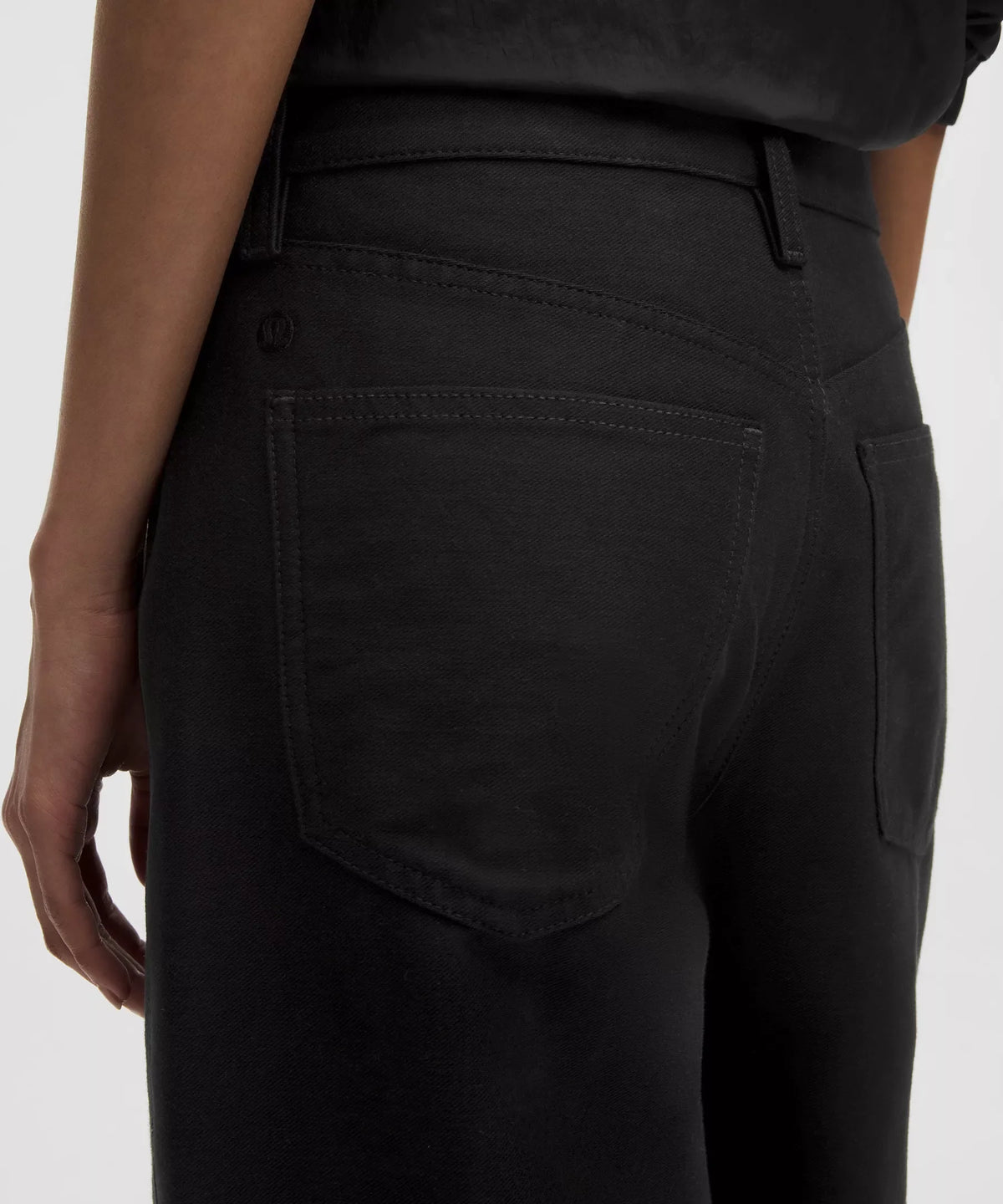 Pantalón de pierna ancha de tiro bajo