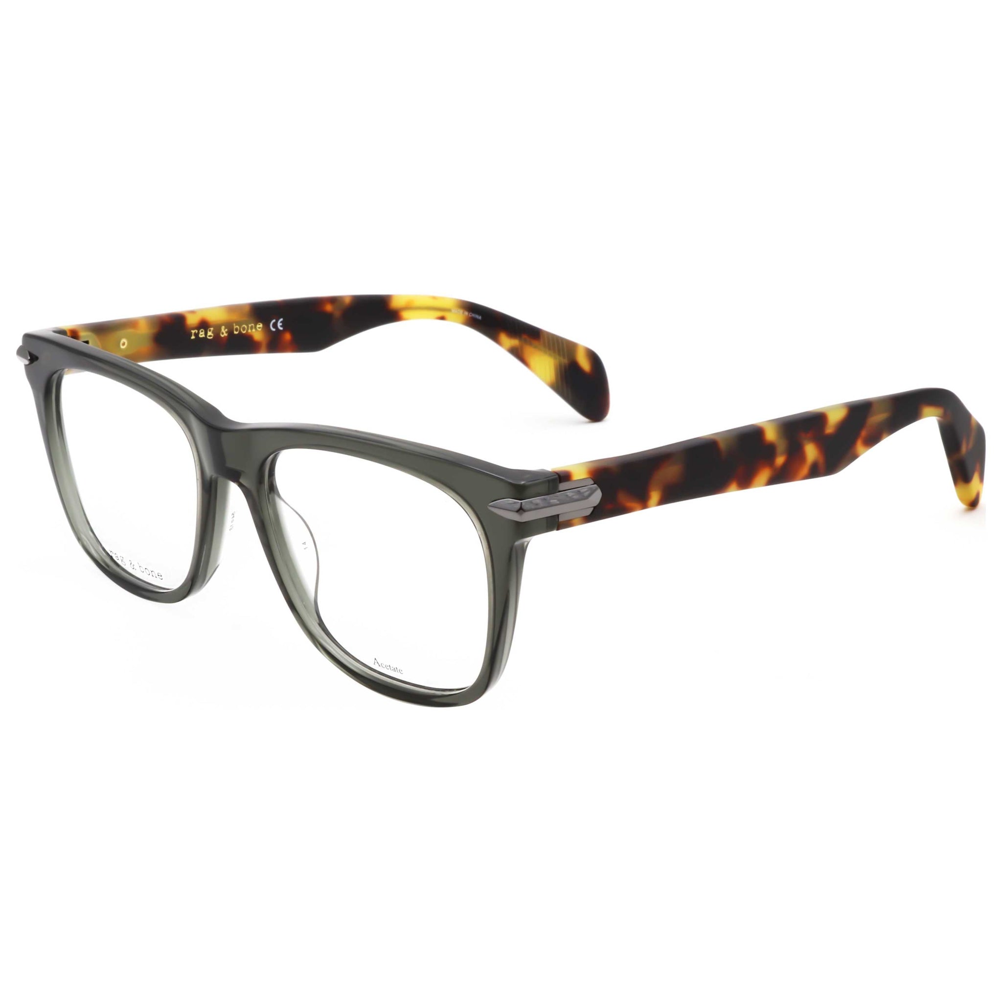 Montura para gafas de hombre 54 mm color caqui