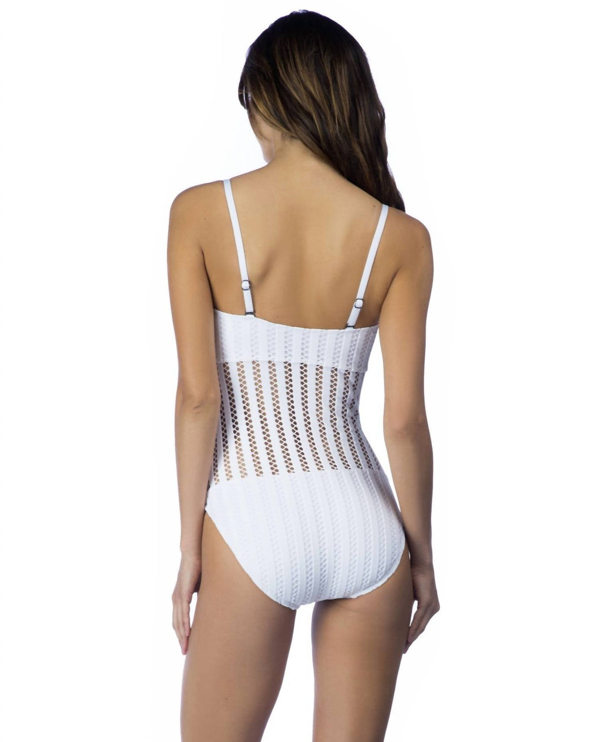 Vestido de baño color blanco
